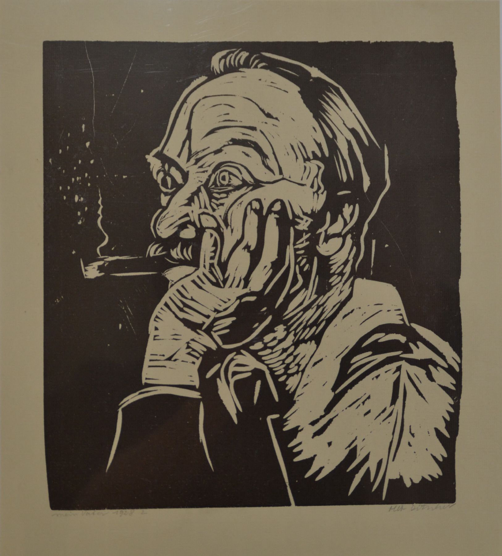 Detail b: Otto Ditscher, 1903 Neuhofen - 1987 ebenda, privater Malunterricht bei Heinrich Schifferdecker und Willi Weber, Studium an der Akademie München u. ...