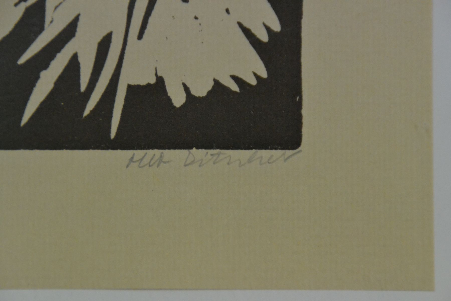 Detail d: Otto Ditscher, 1903 Neuhofen - 1987 ebenda, privater Malunterricht bei Heinrich Schifferdecker und Willi Weber, Studium an der Akademie München u. ...