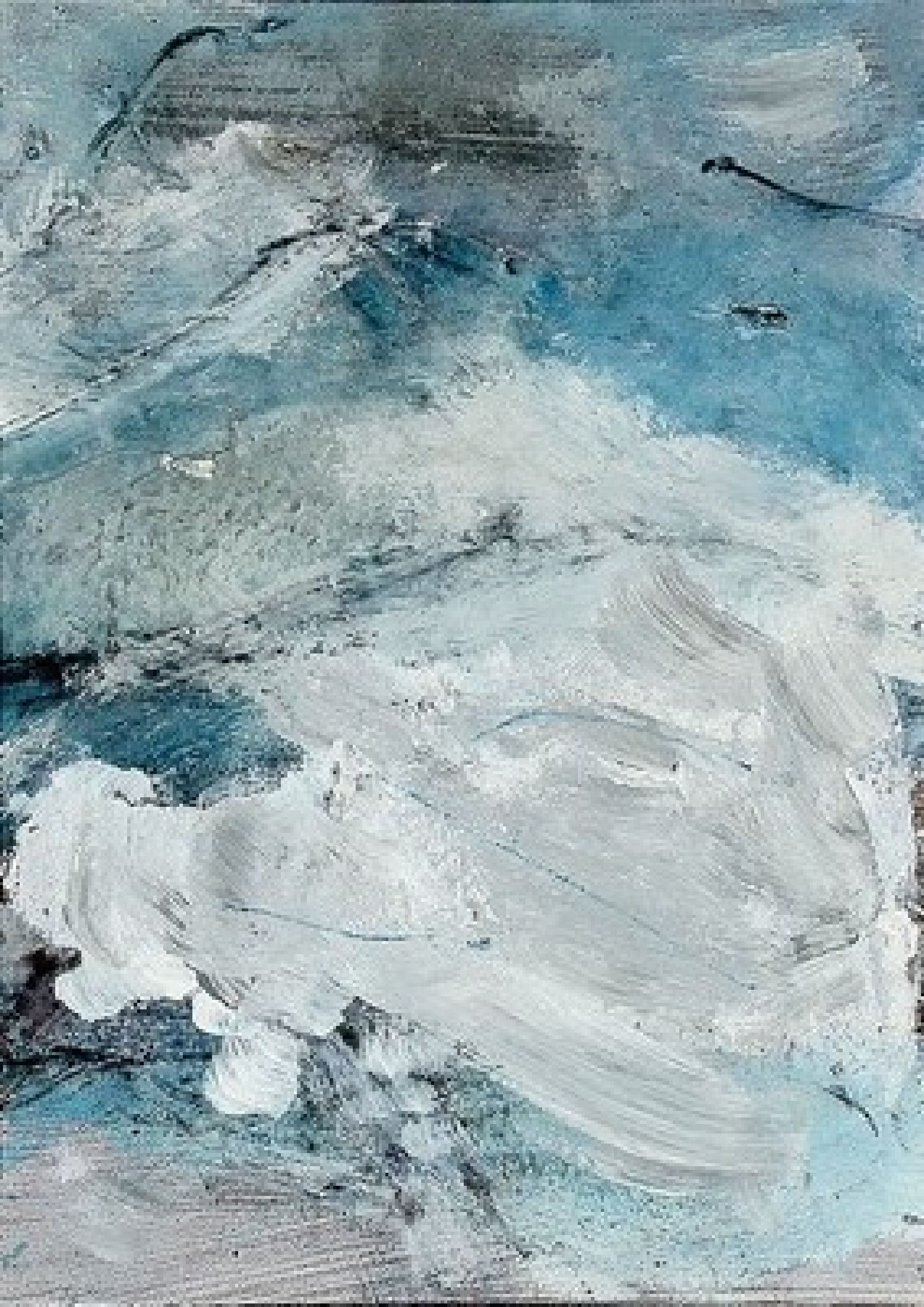 Detail a: Margaret Peveling, geb. 1949 Schwäbisch-Hall, tätig in Lindau am Bodensee, Studium an derAkademie Stuttgart, hier: Wolkenformationen III und IV, 2 ...