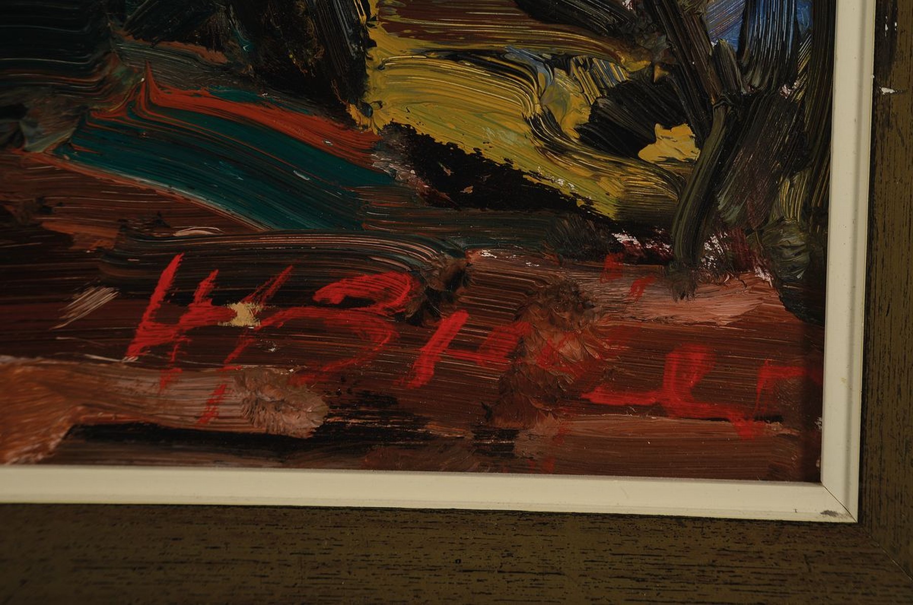Detail a: Heinz-Jürgen Breyer, 1912 Neuhaus-2012 Bad Kissingen, deutscher Maler und Bildhauer aus Cuxhaven, Schüler von Udo Peters in Worpswede, siedelte ...