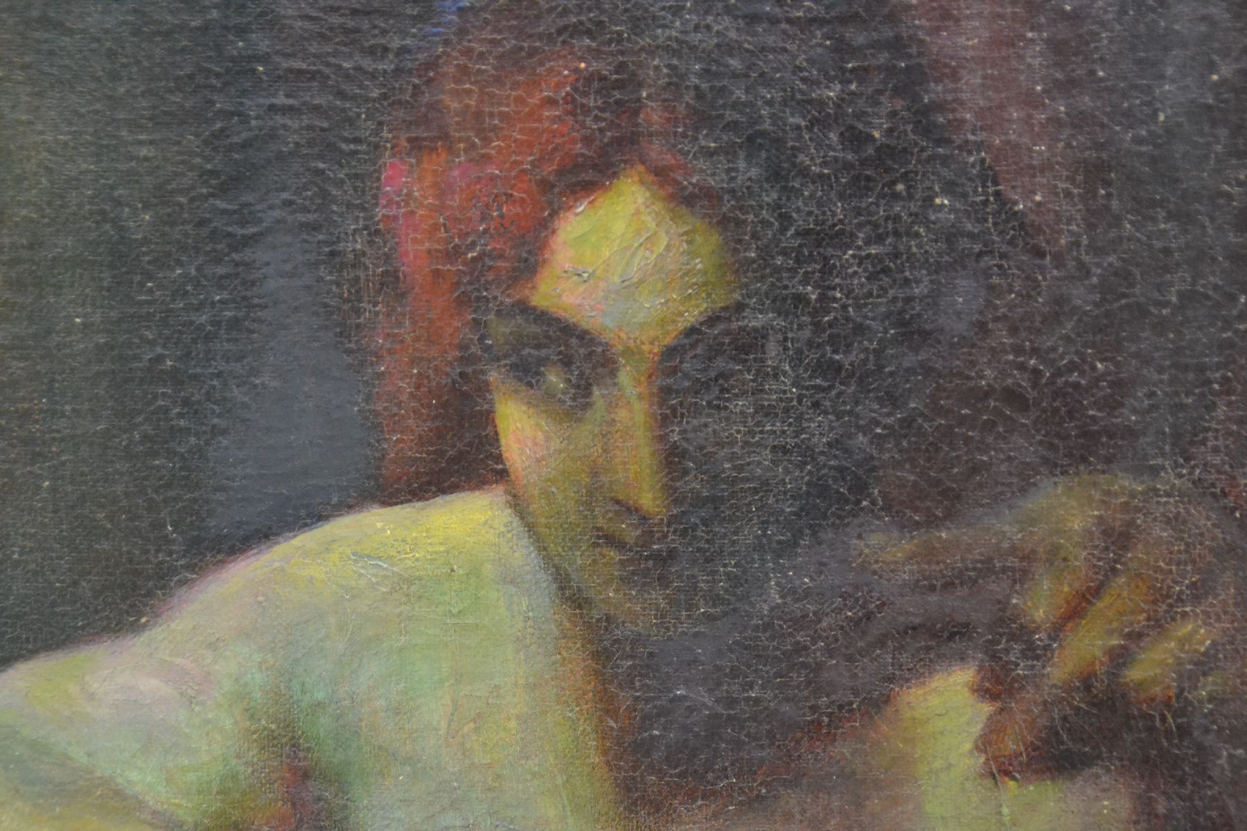 Detail h: Adolf Frey-Moock, 1881 Jona, Kanton St. Gallen-1954 Steinebrunn, Kanton Thurgau, schweizer Künstler, der auch in München lebte, Studium an der ...