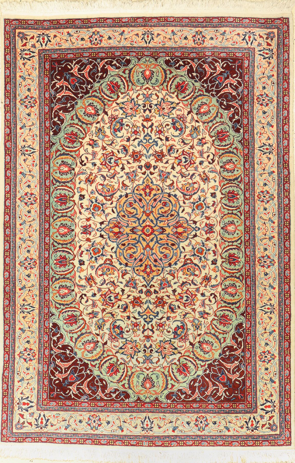 Ghiasabad fein, Persien, ca. 60 Jahre, Korkwolle, ca. 160 x 107 cm, EHZ: 2