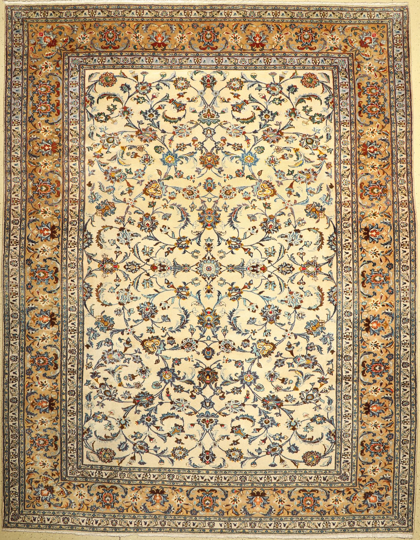 Keschan, Persien, ca. 60 Jahre, Wolle auf Baumwolle, ca. 388 x 300 cm, EHZ: 2-3