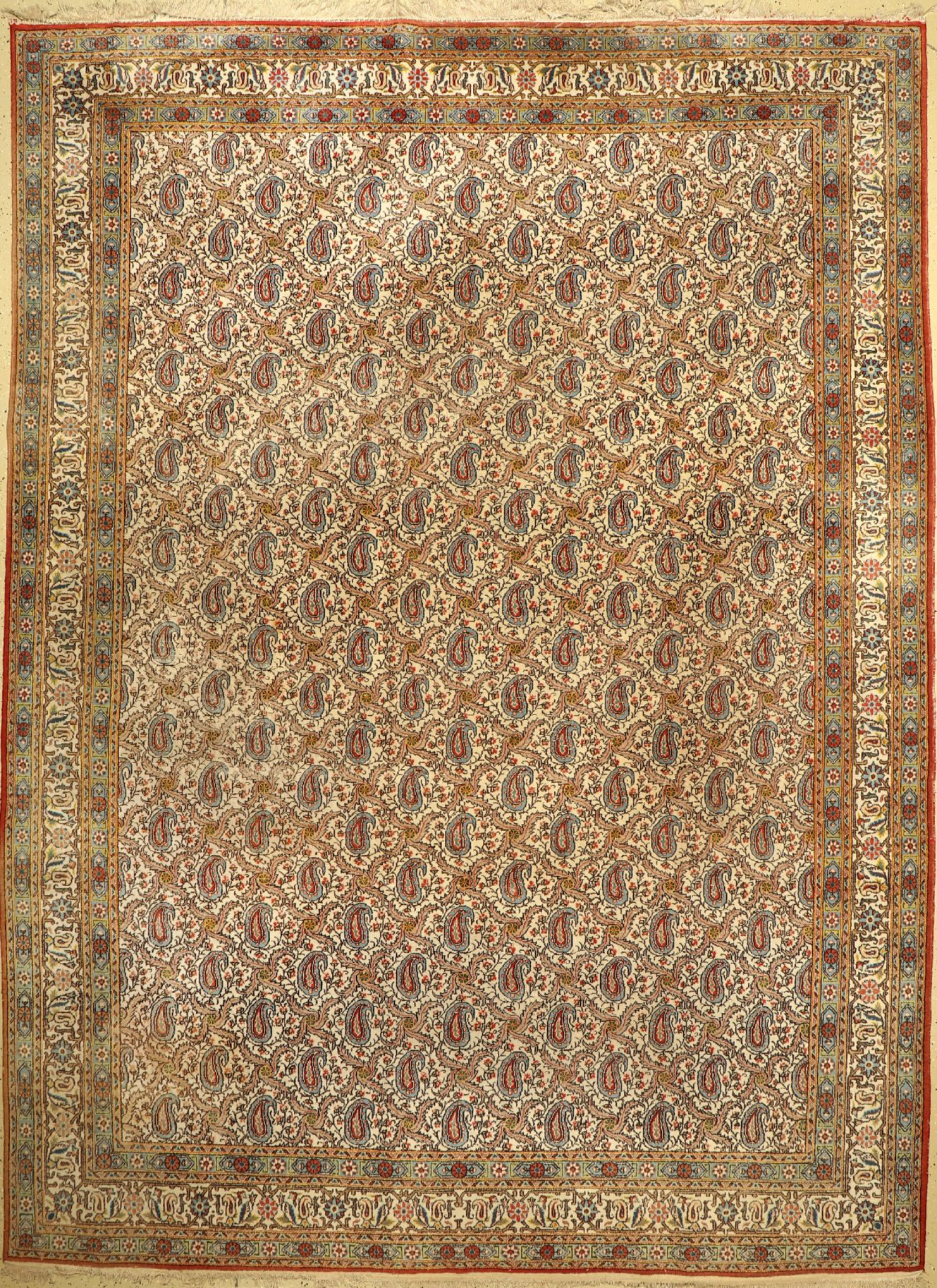 Ghom alt, Persien, um 1940, Wolle auf Baumwolle, ca. 368 x 273 cm, EHZ: 4-5