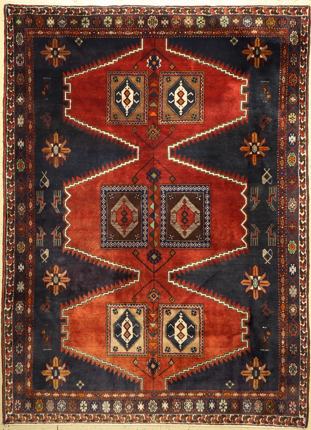 Klardascht, Persien, ca. 50 Jahre, Wolle auf Baumwolle, ca. 300 x 215 cm, EHZ: 2, (kleine Florfehlstelle)