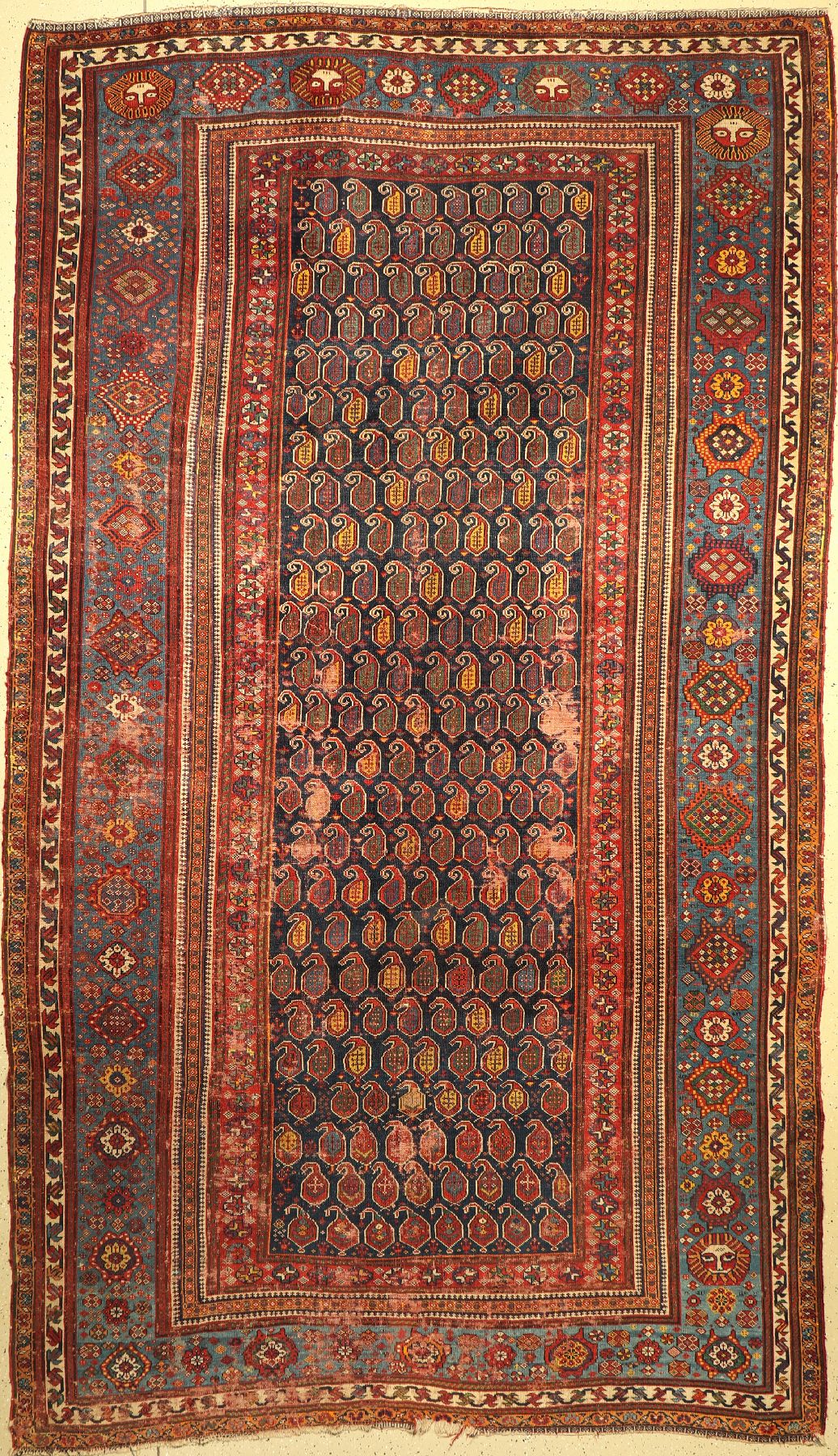 Antiker Afschar, Persien, um 1900, Wolle auf Baumwolle, ca. 430 x 245 cm, EHZ: 5