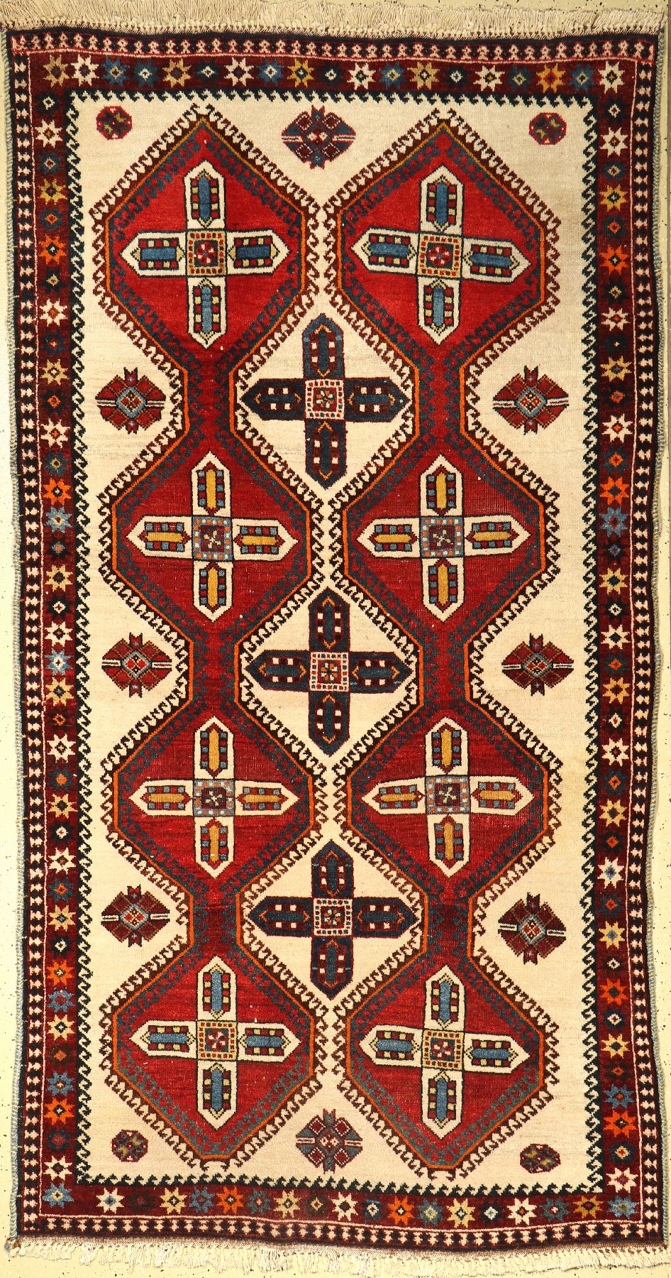 Luri Gabbeh, Persien, um 1950, Wolle auf Wolle, ca. 250 x 135 cm, EHZ: 3