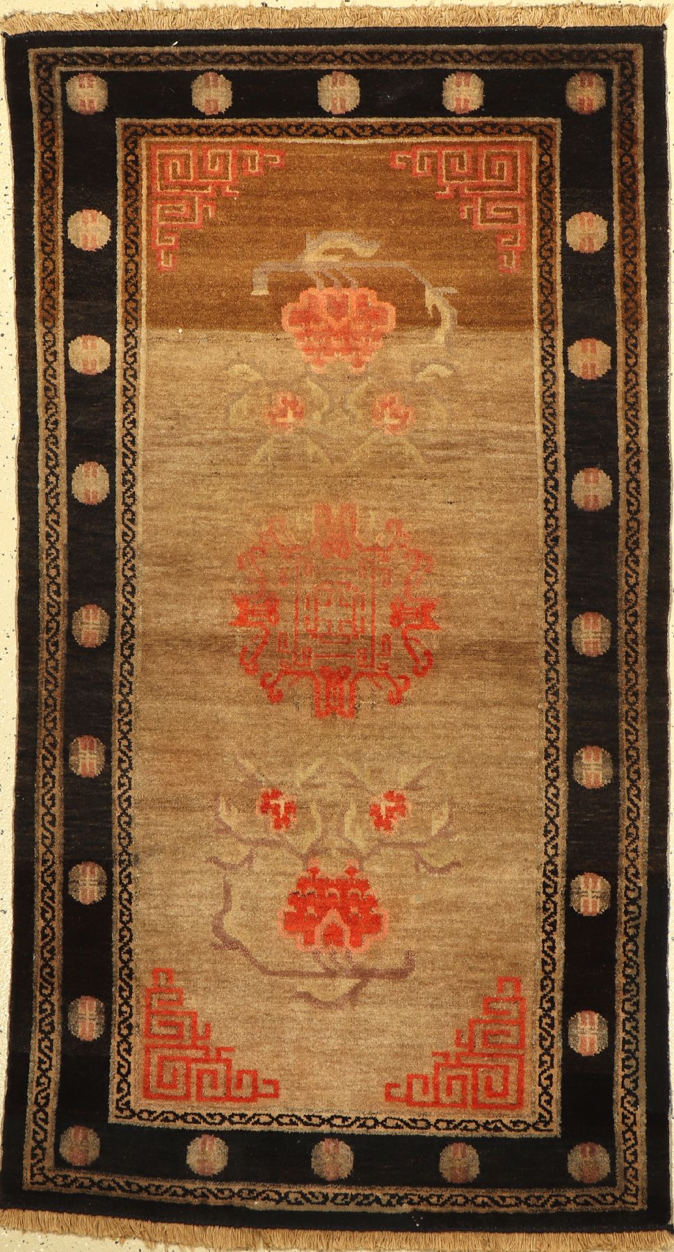 Nepal, um 1940, Wolle auf Baumwolle, ca. 160 x 88 cm, EHZ: 2