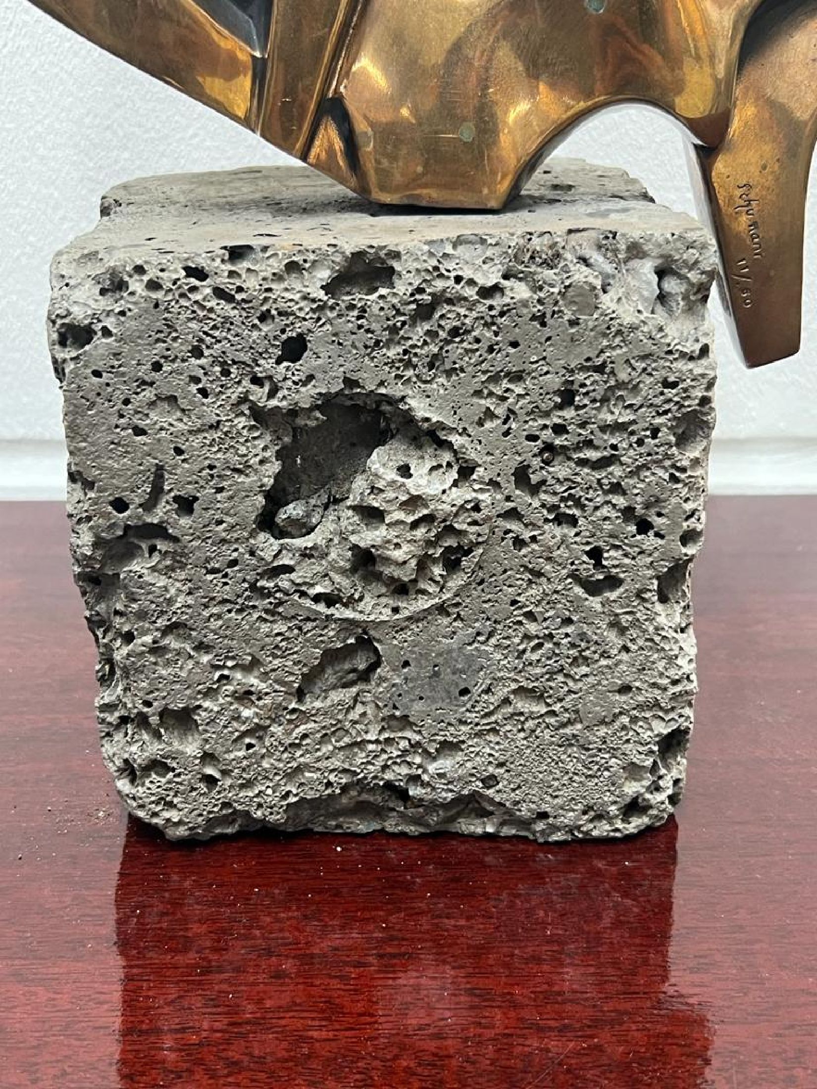 Detail b: Pierre Schumann, 1917 Heide-2011 Eutin, lernte zunächst Steinmetz und studierte ab 1947 in Hamburg bei Edwin Scharff und in Stuttgart bei Otto Baum, ...