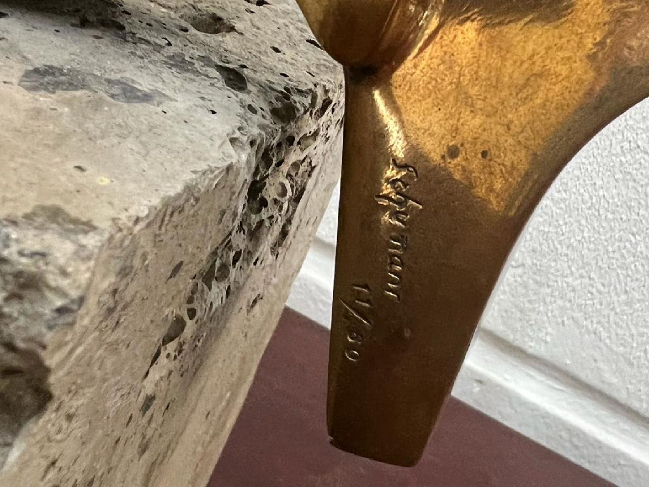 Detail c: Pierre Schumann, 1917 Heide-2011 Eutin, lernte zunächst Steinmetz und studierte ab 1947 in Hamburg bei Edwin Scharff und in Stuttgart bei Otto Baum, ...