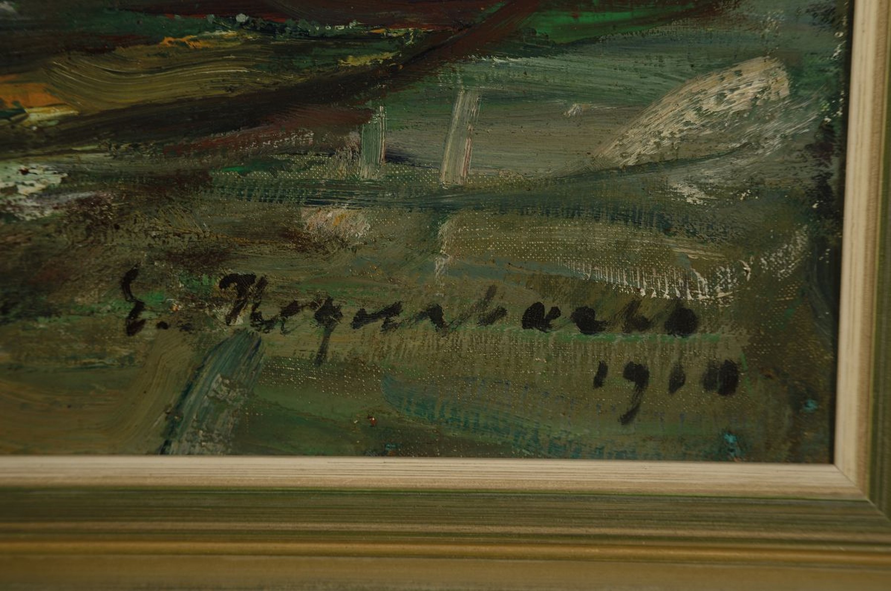 Detail a: Emanuel Hegenbarth, 1868 Bähmisch-Kamnitz-1923 Dresden, Studium an der Akademie München bei Heinrich von Zügel, heiratete 1902 dessen Tochter und ...