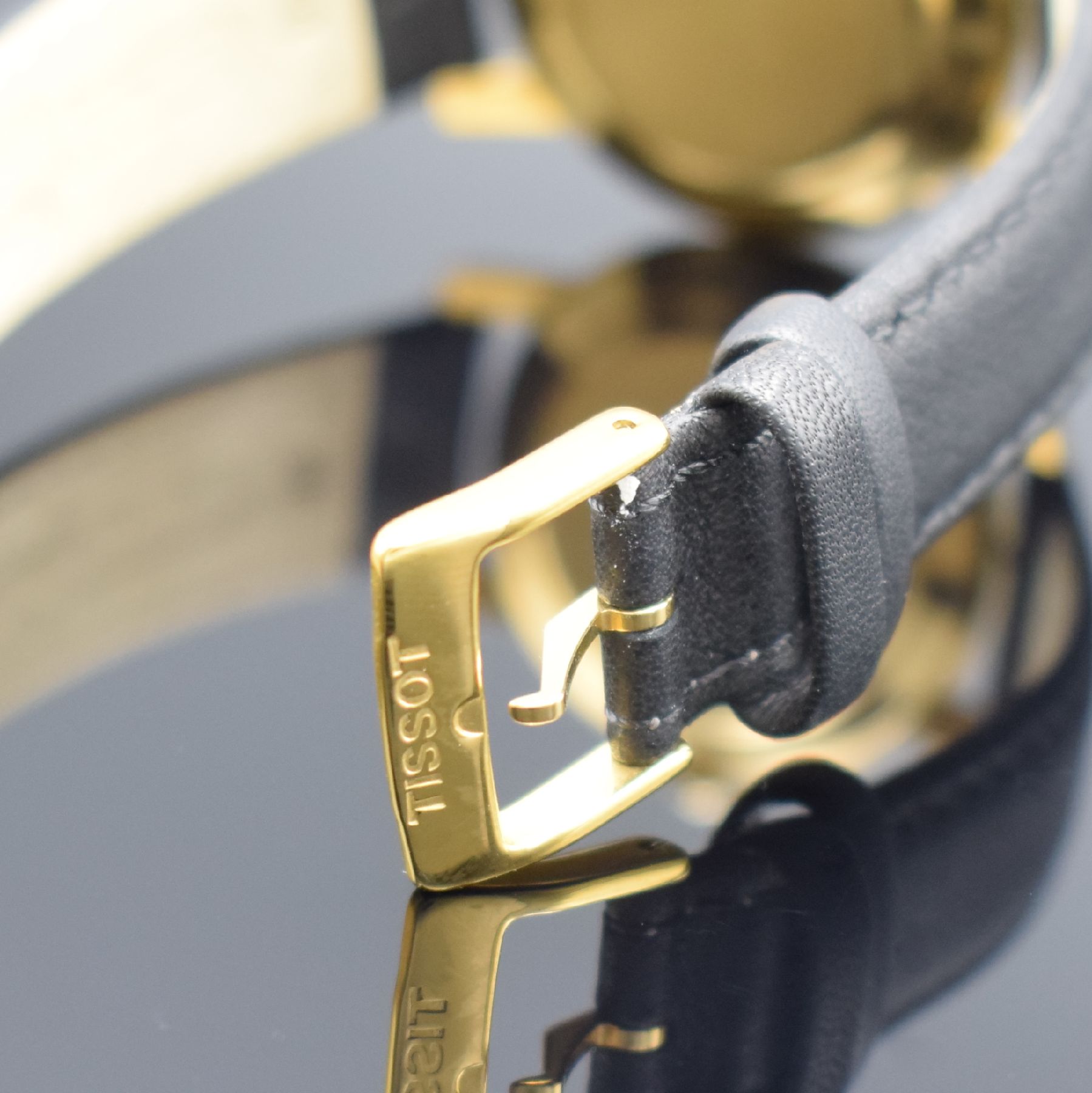 Detail b: TISSOT Navigator seltene, auf 100 Stück limitierte Herrenarmbanduhr in GG 750/000 mit Weltzeitanzeige Referenz OR 4001, Schweiz nach Vorbild und mit ...