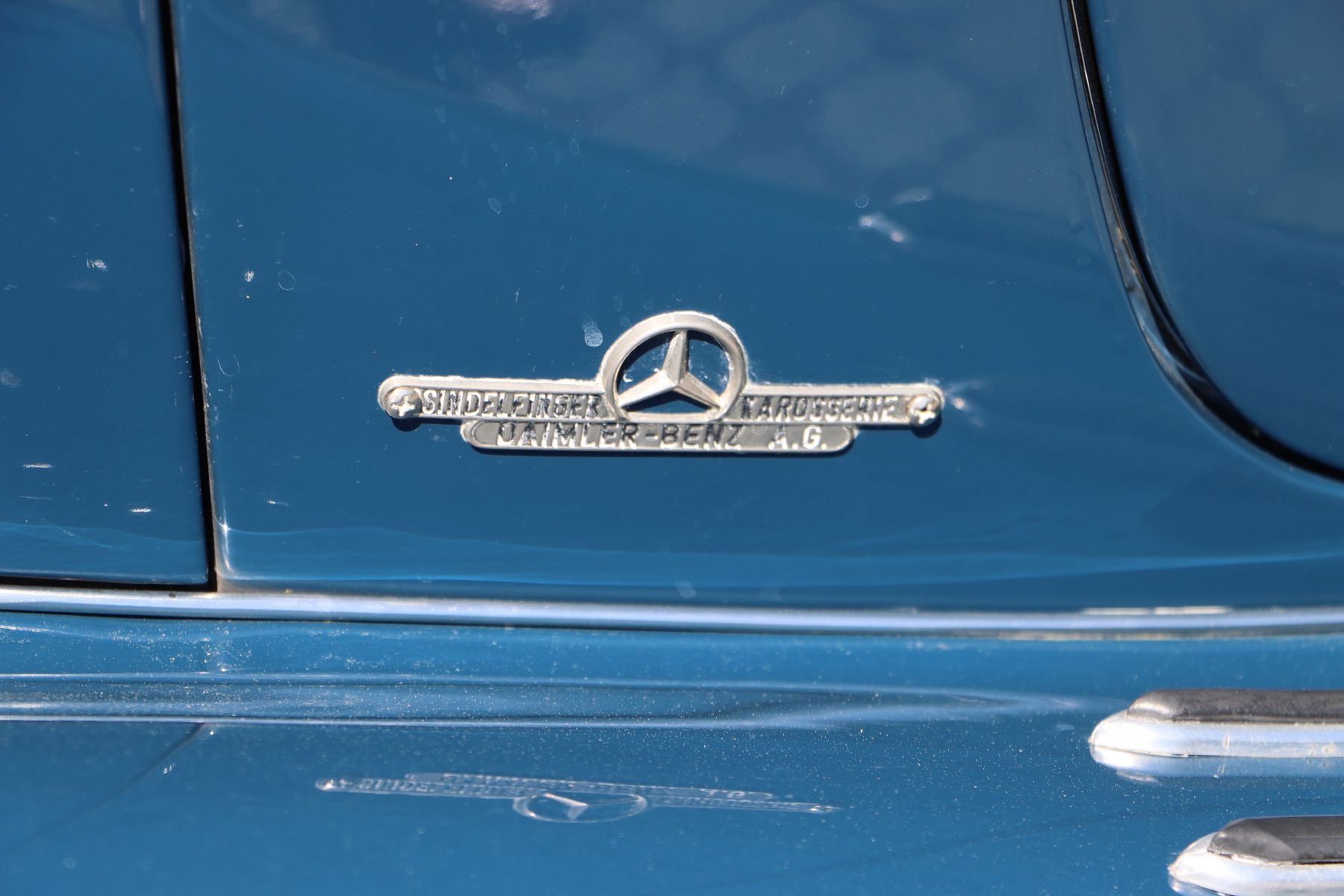 Detail g: 1952 Mercedes Benz 170 S Cabriolet, Chassis: 1360420987951 Motor: 13692209622/51 (matching). Dieses Ausnahmefahrzeug hatte dokumentierbar im Laufe ...