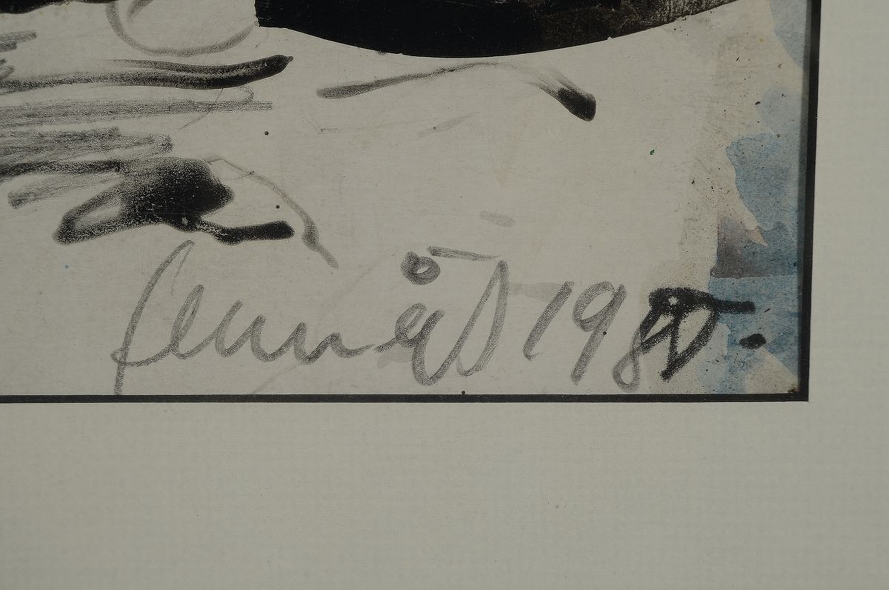 Detail a: Alfred Emmerich, 1928 Mannheim - 1999 ebenda , Studium an der Freien Akademie Mannheim bei Rudi Baerwind u. an der Hochschule der Bildenden Künste ...