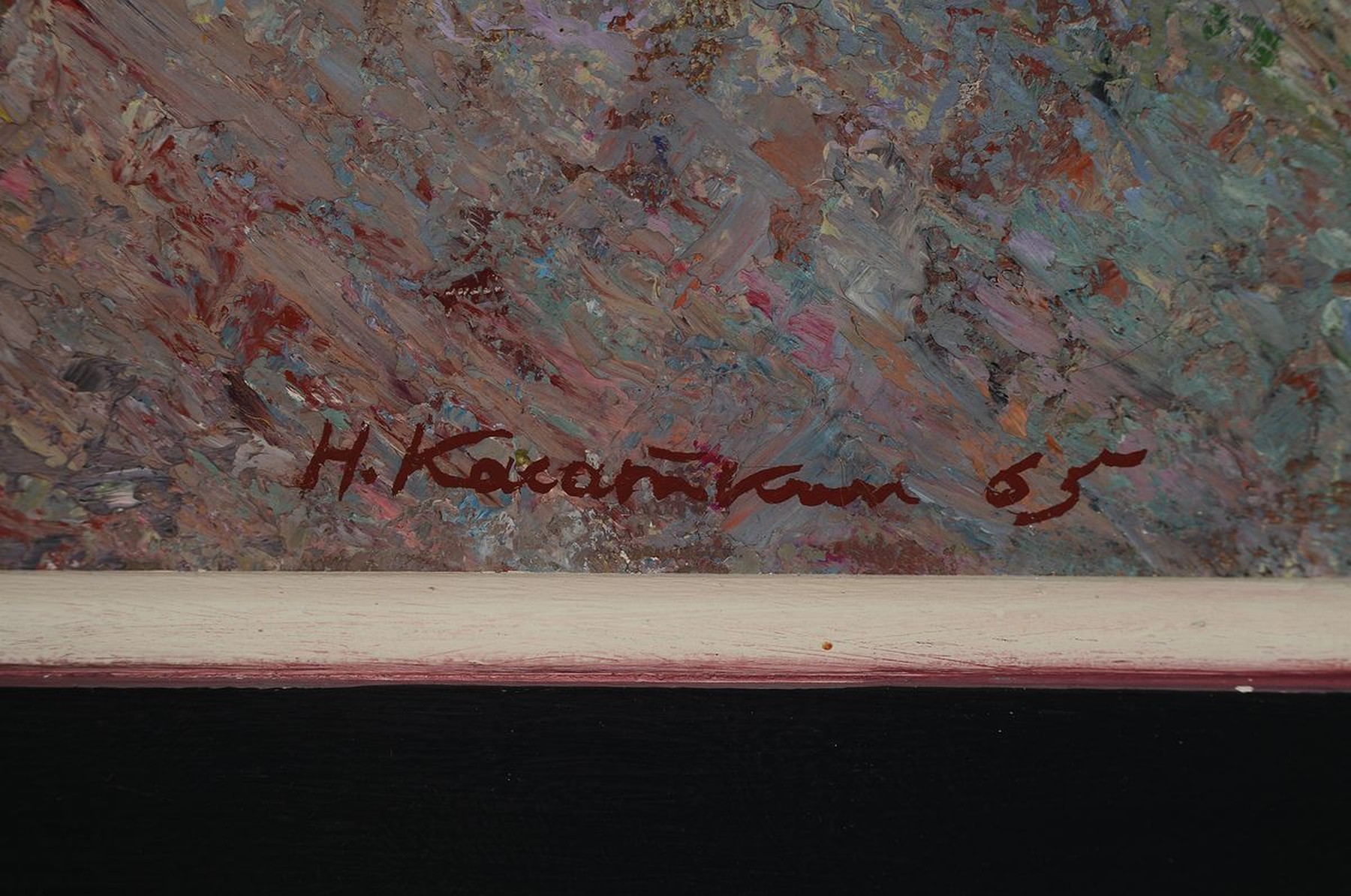Detail c: Nikolai Kasatkin, geb. 1932 bei Smolensk, lebtund arbeitet in Moskau, Studium an der Kunstschule Moskau und der Surikow- Kunsthochschule, hier: ...