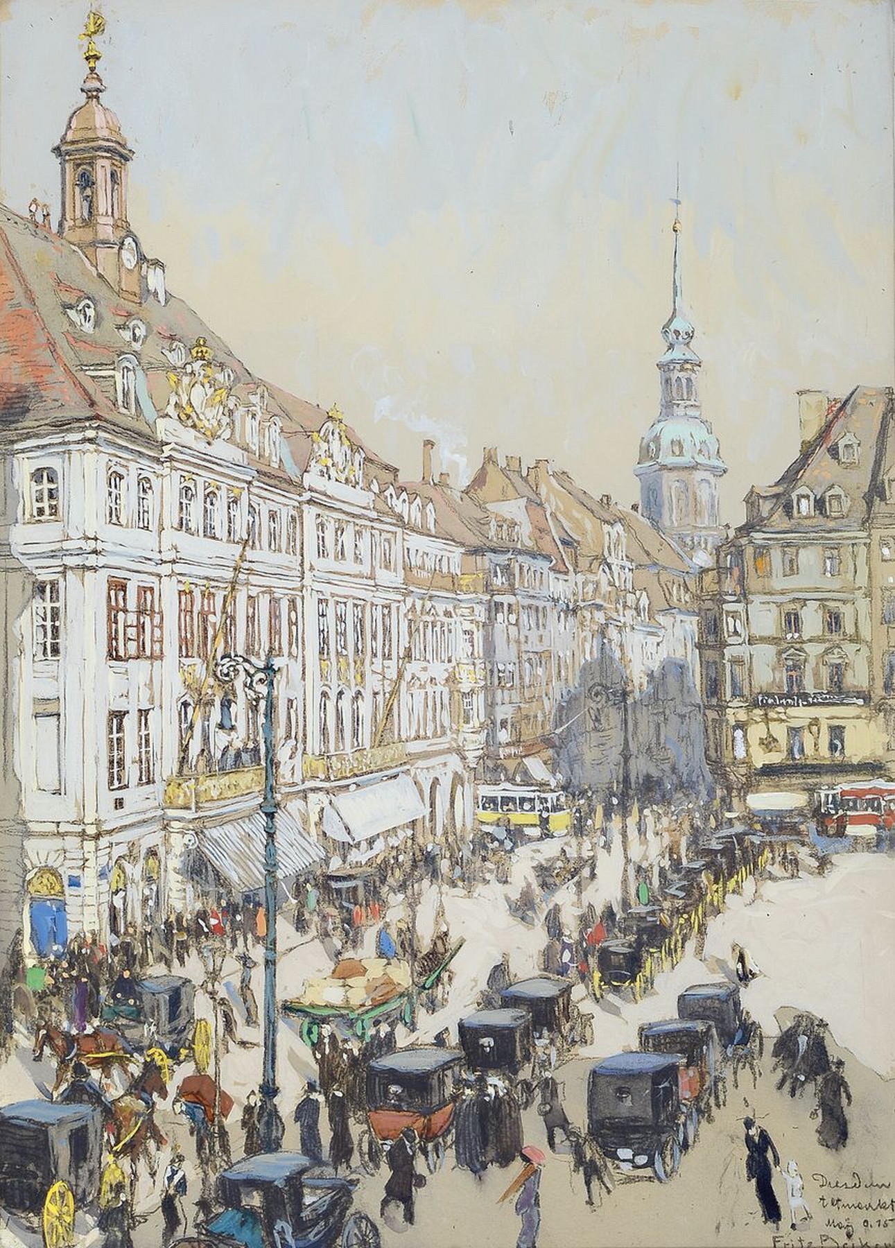 Fritz Beckert, 1877 Leipzig-1962 Dresden, Studium an den Akademien Leipzig und Dresden bei Fr. Preller und G. Kuehl, später Prof. für ...