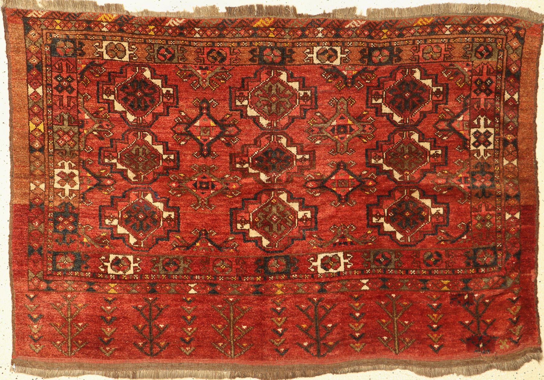 Ersari Tschowal antik, Turkmenistan, 19. Jhd, Wolle auf Wolle, ca. 147 x 100 cm, EHZ: 3