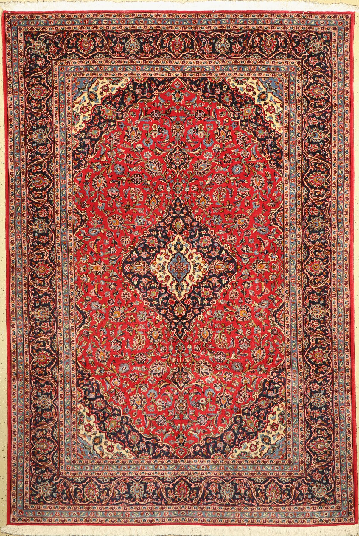 Keschan Kork fein, Persien, ca. 50 Jahre, Korkwolle, ca. 295 x 202 cm, EHZ: 2