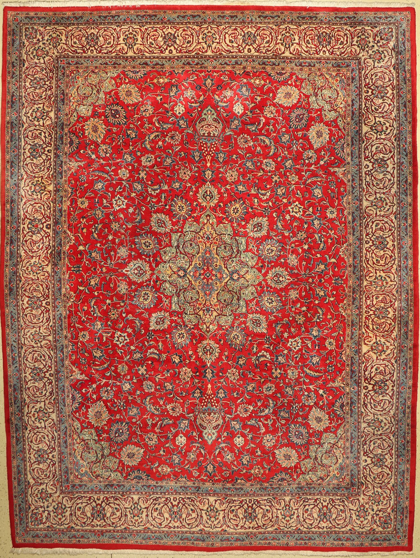 Sarogh alt, Persien, ca. 60 Jahre, Wolle auf Baumwolle, ca. 406 x 308 cm, EHZ: 2
