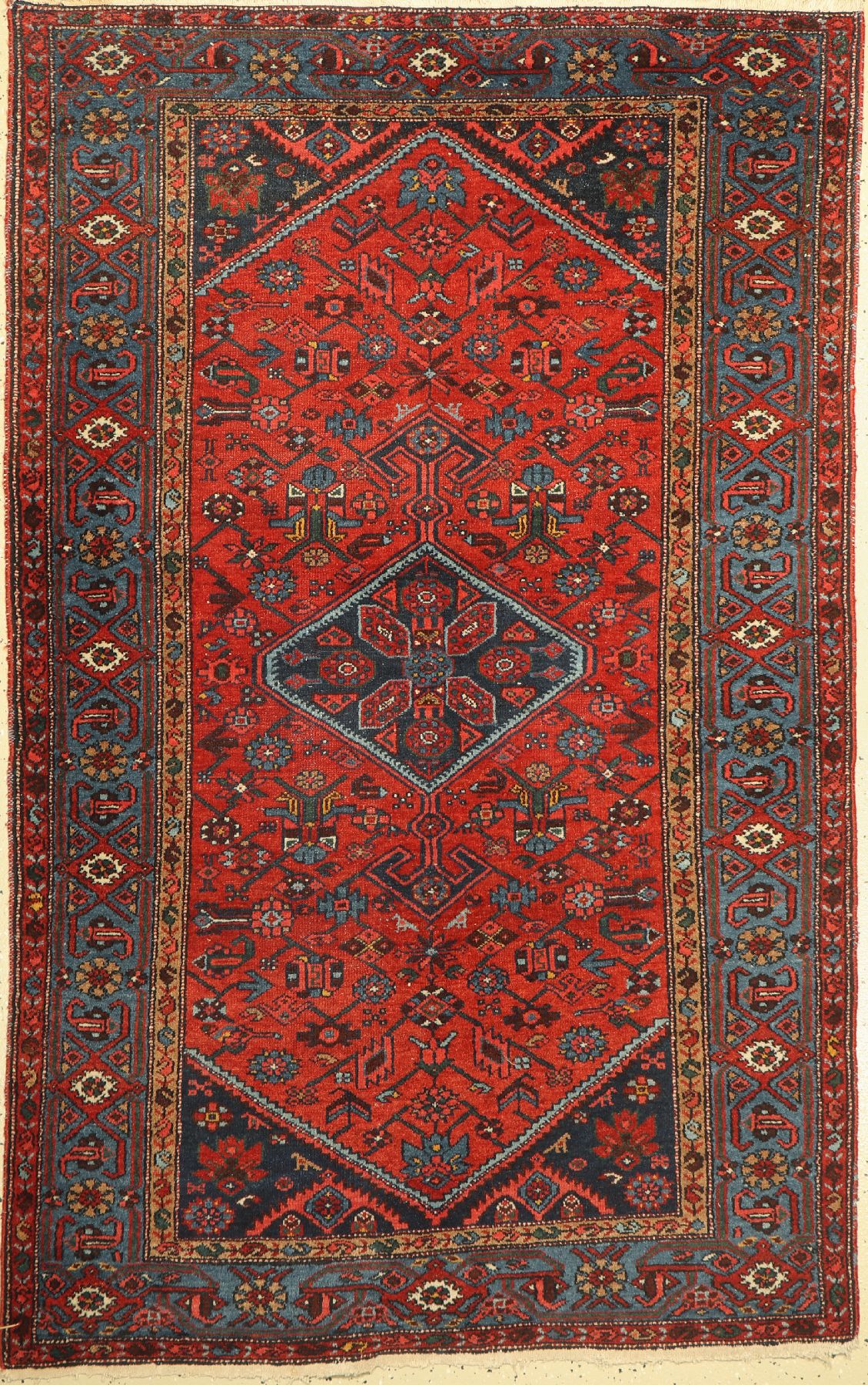 Hamadan alt, Persien, um 1940, Wolle auf Baumwolle, ca. 200 x 128 cm, EHZ: 2