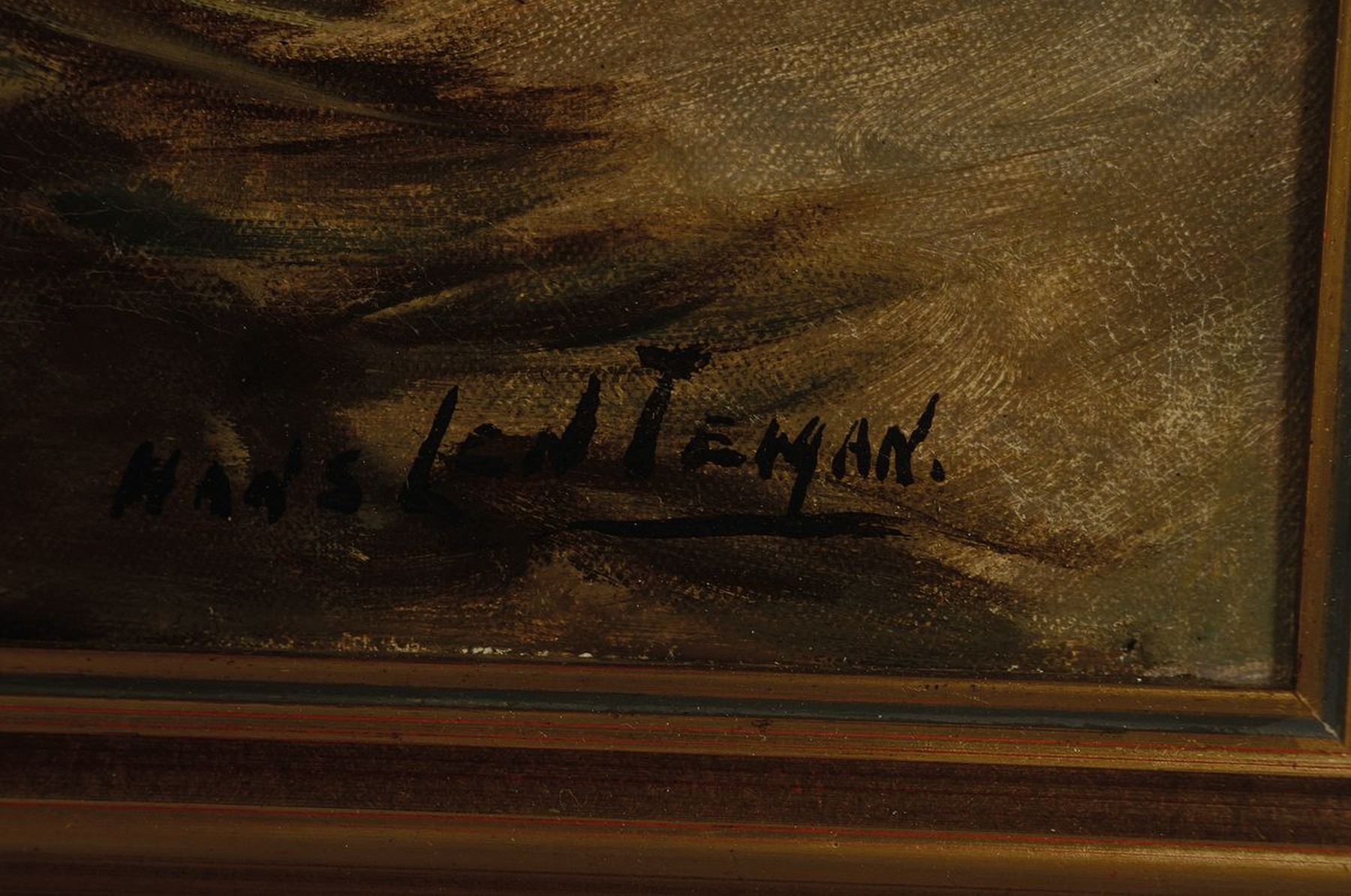 Detail a: Hans ter Teman, Maler des 20. Jh., Stillleben mit Blumen, Vase und aufgeschlagenem Buch, Öl/Lwd, rechts unten signiert, ca. 60x80cm, R. ca. 70x90cm