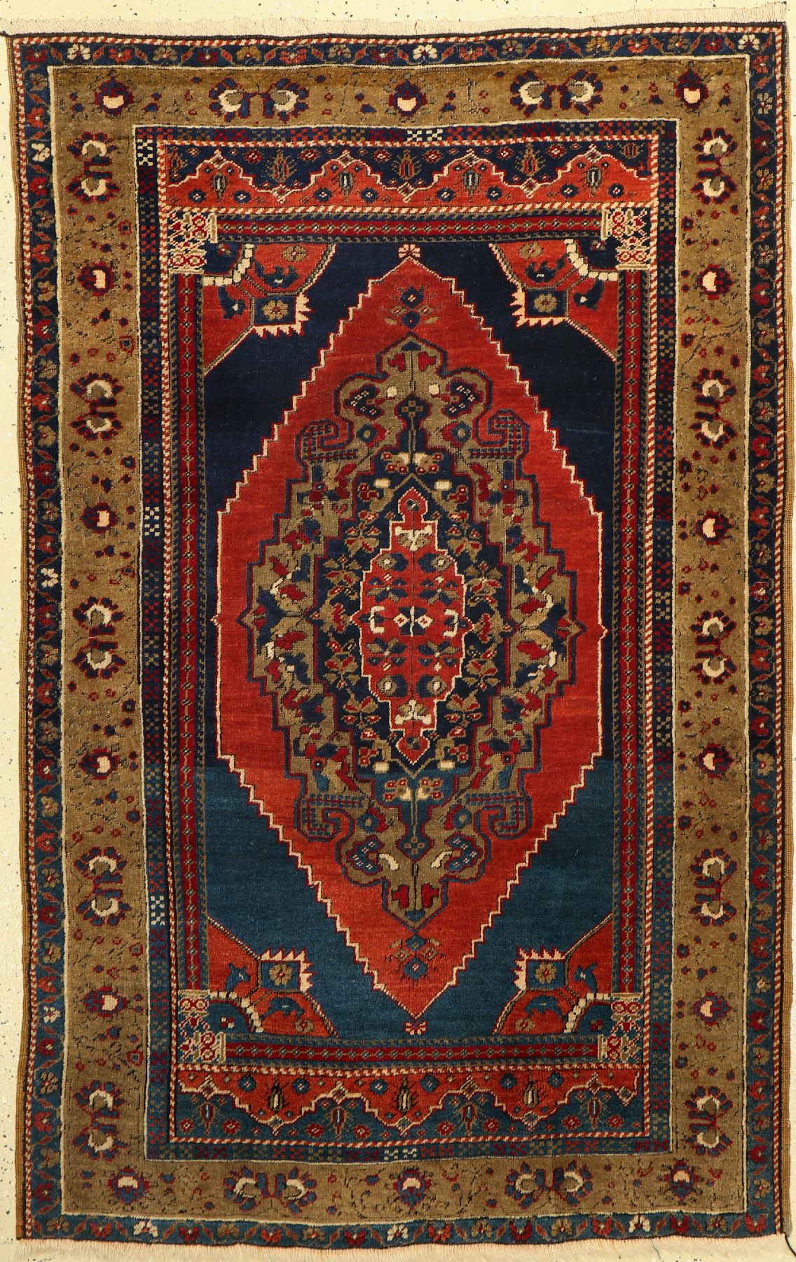 Taspinar alt, Türkei, um 1950, Wolle auf Wolle, ca. 180 x 115 cm, EHZ: 3, (minimal Verkürzt)