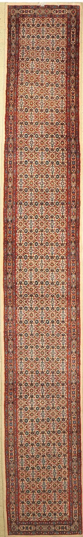 Mud fein, Persien, ca. 40 Jahre, Korkwolle,ca. 525 x 76 cm, EHZ: 2