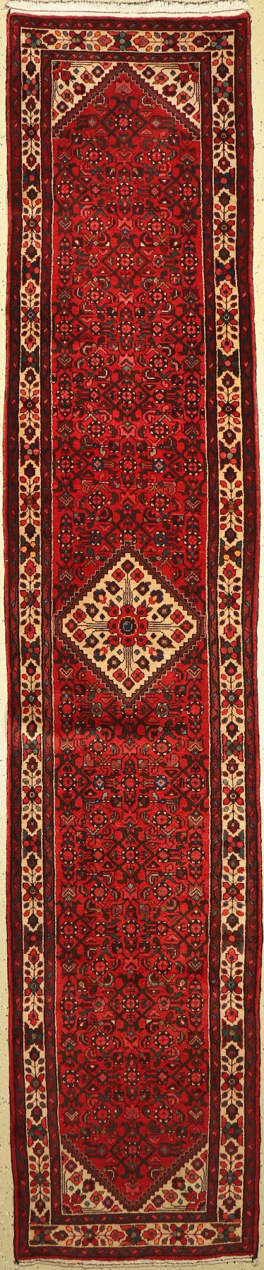 Hosseinabad, Persien, ca. 50 Jahre, Wolle auf Baumwolle, ca. 400 x 79 cm, EHZ: 2