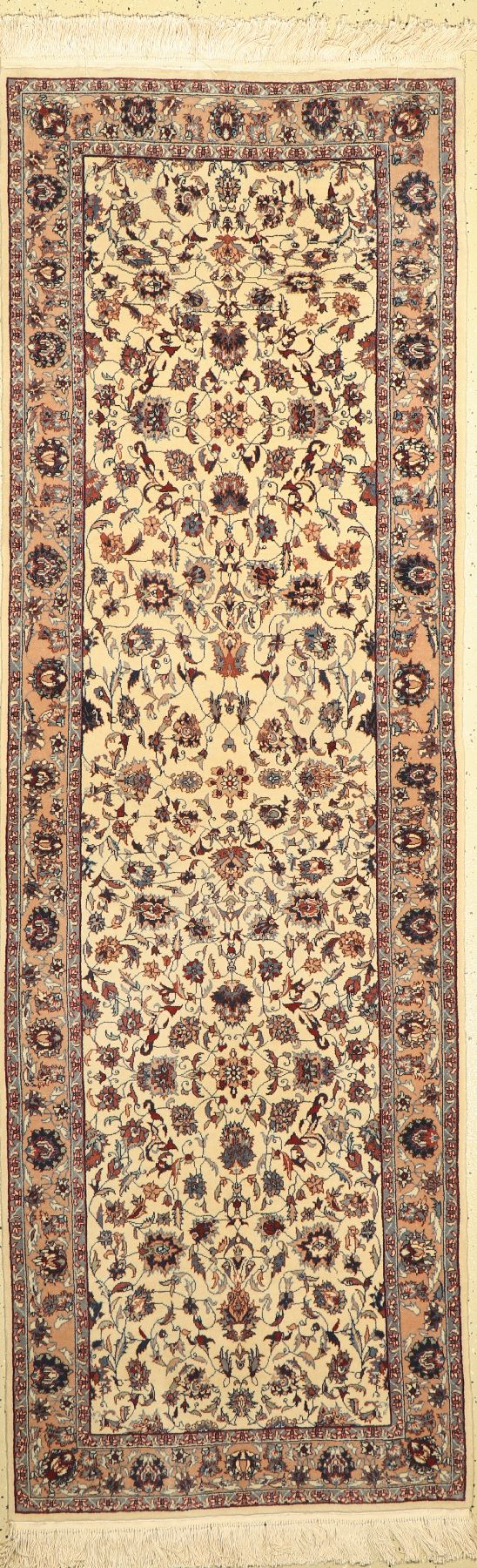 Esfahan fein, China, ca. 40 Jahre, Korkwolle, ca. 255 x 82 cm, EHZ: 2