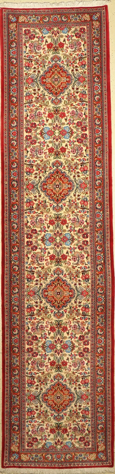 Ghom Kork, Persien, ca. 50 Jahre, Korkwolle, ca. 394 x 95 cm, EHZ: 2