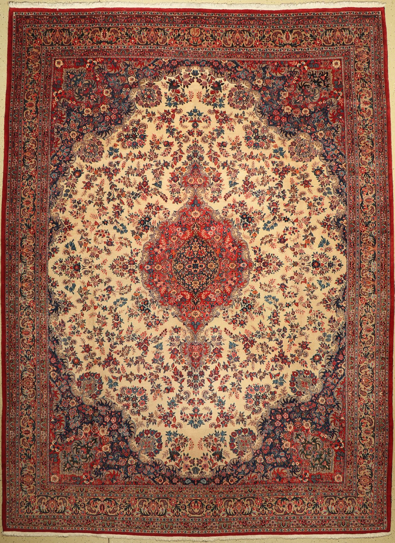 Birdjand fein, Persien, ca. 60 Jahre, Wolleauf Baumwolle, ca. 405 x 290 cm, EHZ: 2