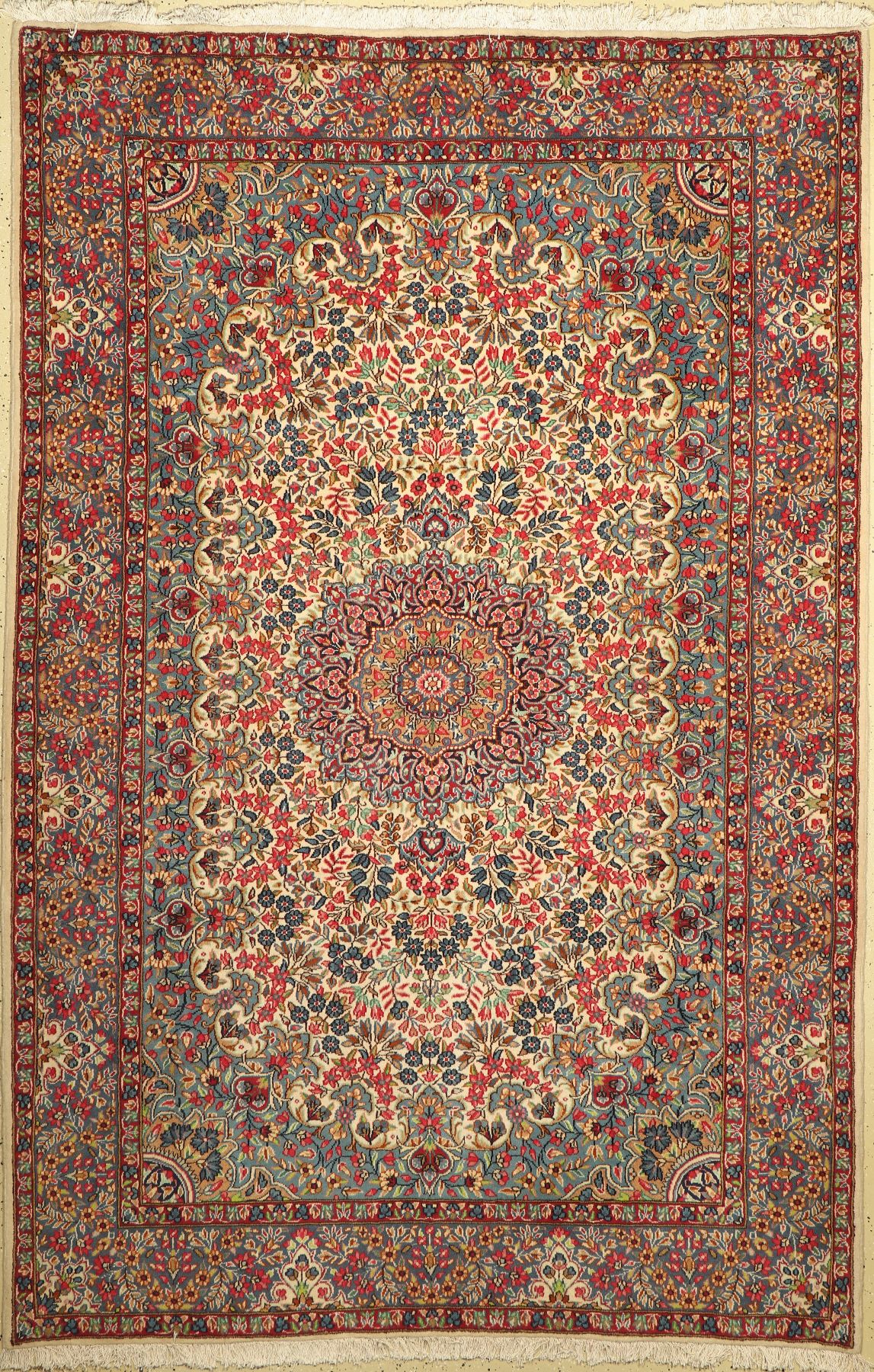 Kerman, Persien, ca. 50 Jahre, Wolle auf Baumwolle, ca. 303 x 199 cm, EHZ: 2