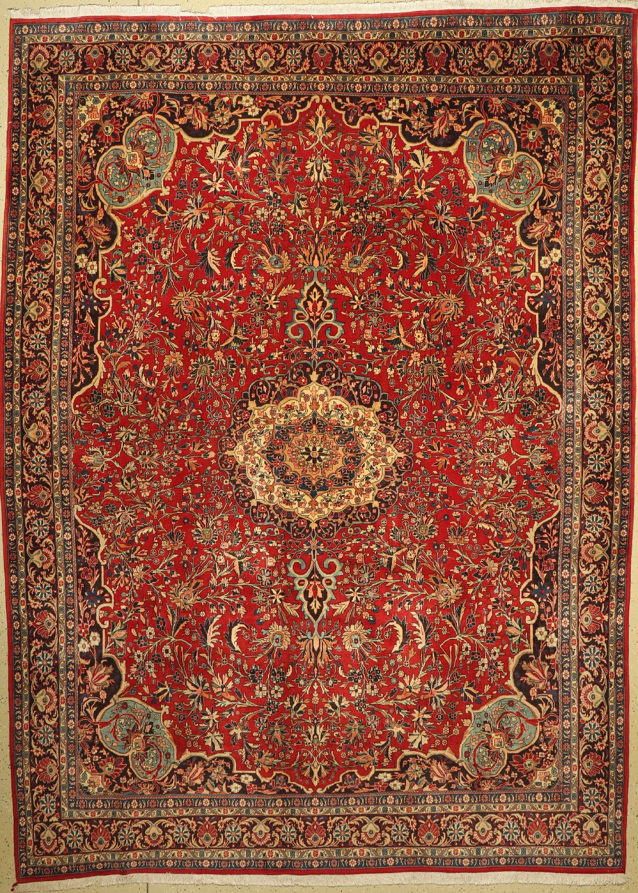 Bidjar alt, Persien, um 1950, Wolle auf Baumwolle, ca. 360 x 271 cm, EHZ: 2