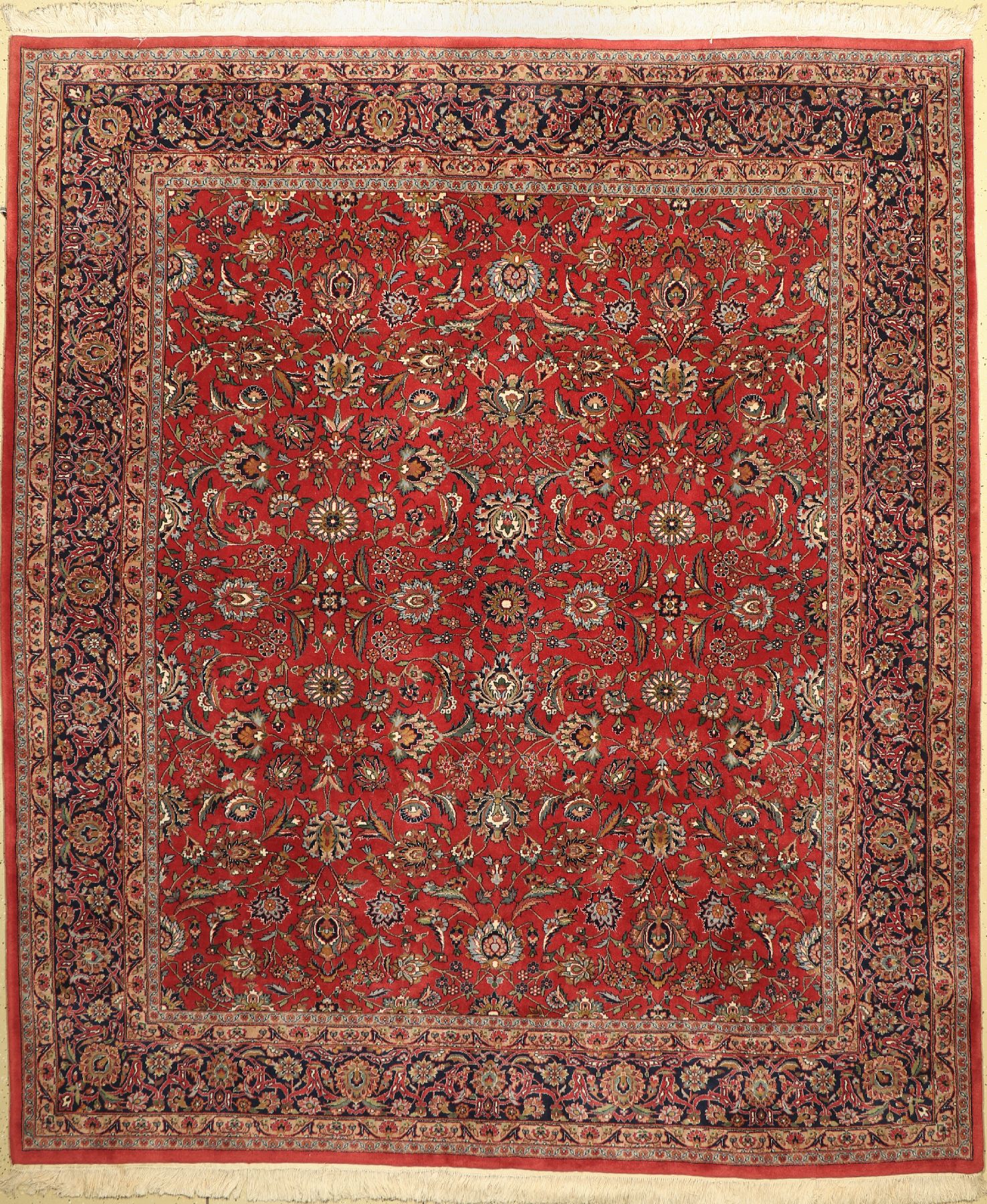 Sarogh, Indien, ca. 40 Jahre, Wolle auf Baumwolle, ca. 294 x 254 cm, EHZ: 2