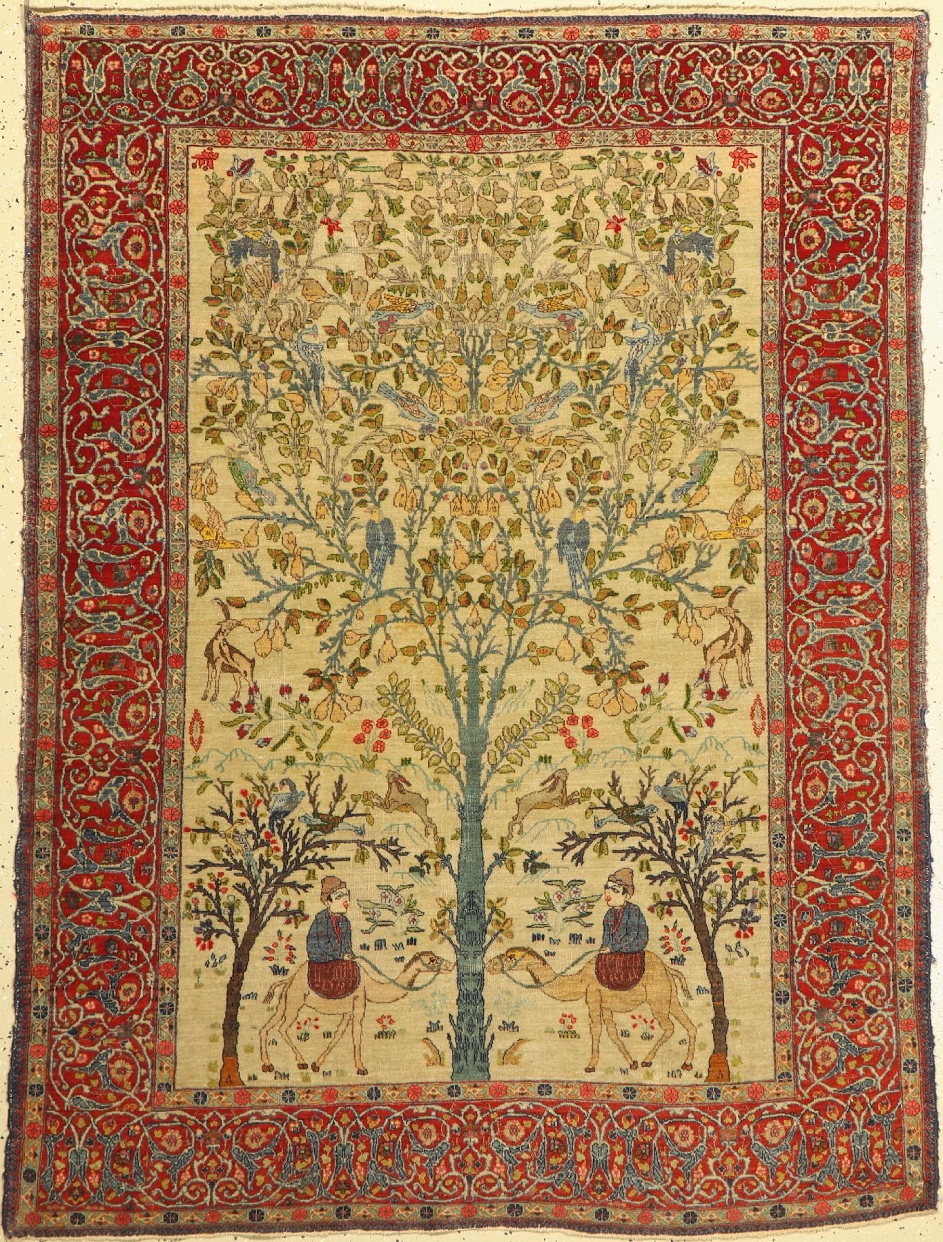 Täbriz antik, Persien, um 1910, Korkwolle, ca. 185 x 140 cm, EHZ: 4