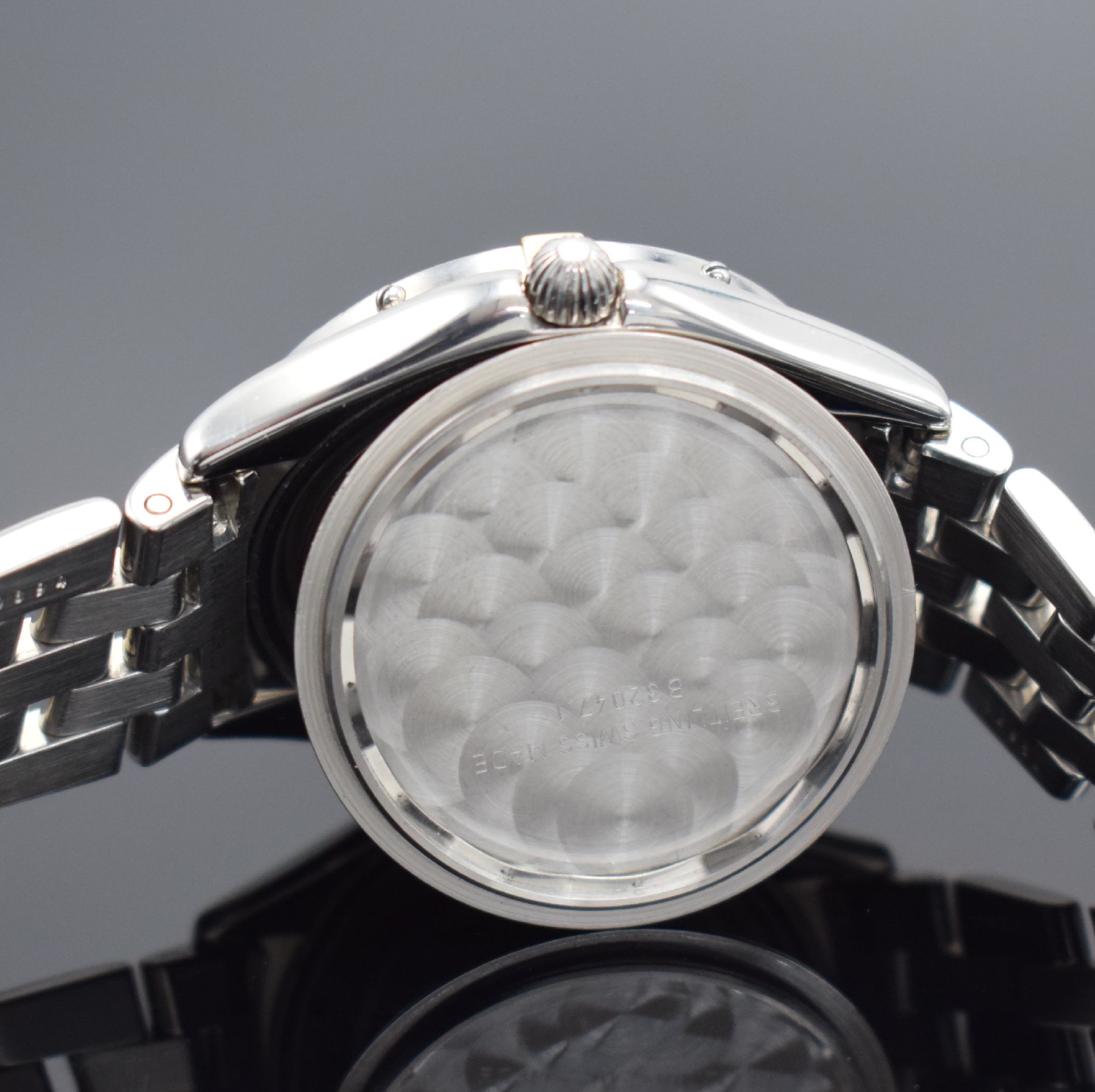 Detail g: BREITLING Antares World Herrenarmbanduhr mit 2er Zeitzone, Schweiz um 1995, Automatik, Ref. B 32047, verschr. Edelstahlgeh. inkl. Pilotband m. ...