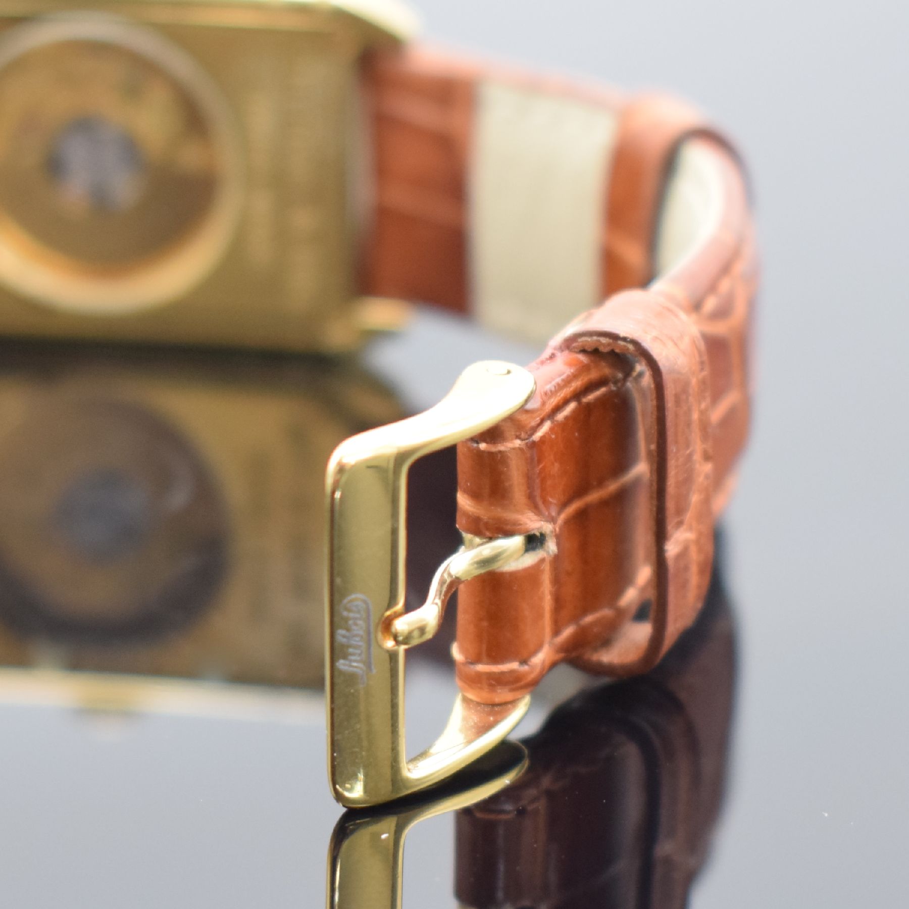 Detail c: PHILIPPE DU BOIS & FILS 1785 limitierte Herrenarmbanduhr in GG 750/000, Schweiz um 2005, Automatik, auf 799 Stück limitiertes Sondermodell, beids. ...
