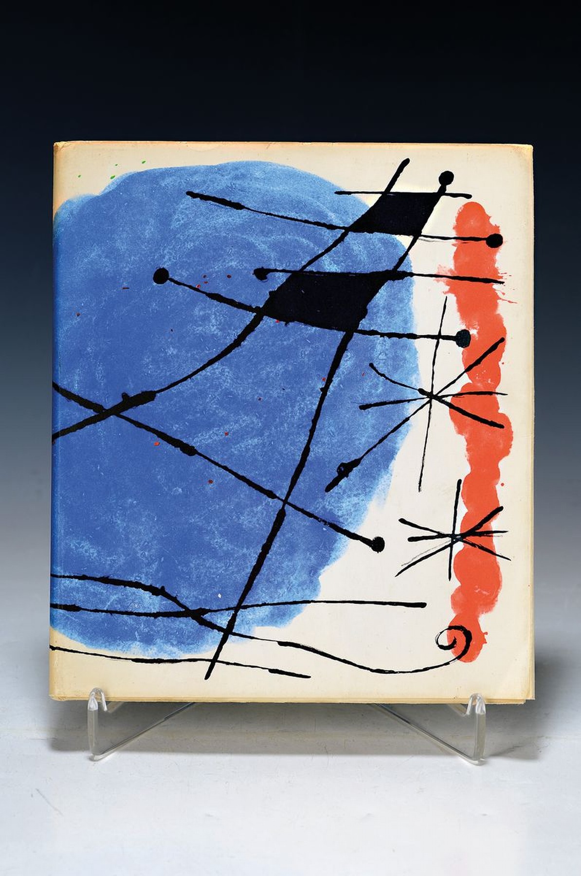 Henry Miller: Das Lächeln am Fuße der Leiter, mit Illustrationen von Joan Miro, Hamburg 1965, Rowohlt Verlag, zahlreich Farbtafeln im ...