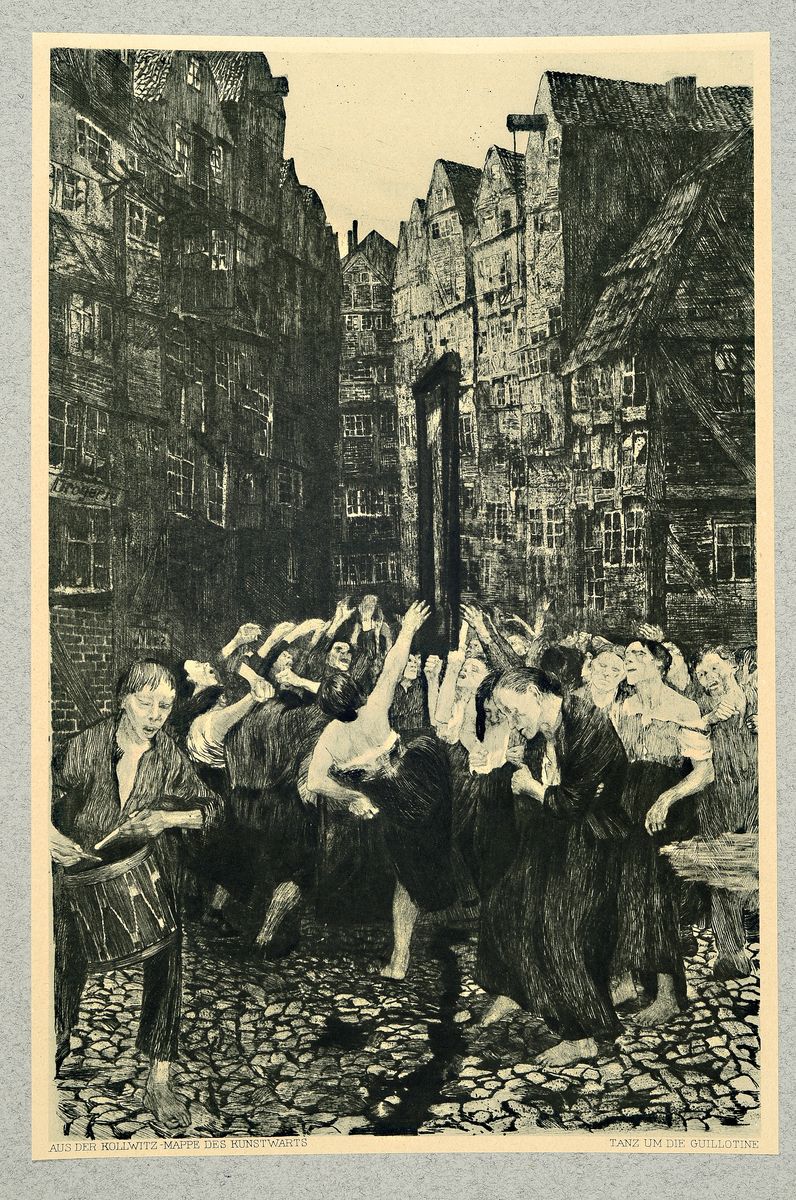 Detail m: Käthe Kollwitz, 1867 Königsberg - 1945 Moritzburg: Mappe, hrsg. vom Kunstwart, München nach 1911, 13 Druckgrafiken auf Papier, mit Erläuterung, ...