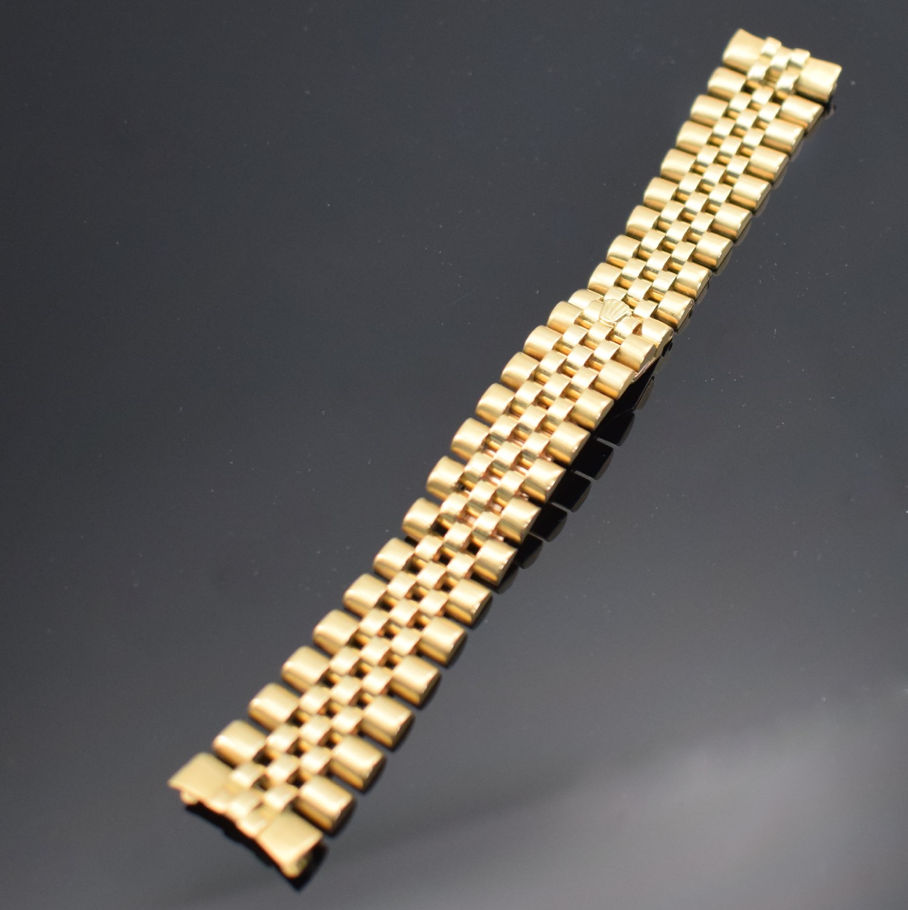 ROLEX Jubileeband in GG 750/000 Referenz 8386 mit Endlinks 49, passend z. B. für Ref. 1601, 1608, 1625, 16018, 16008, 16238, 16208, 1803, 18038 oder ...
