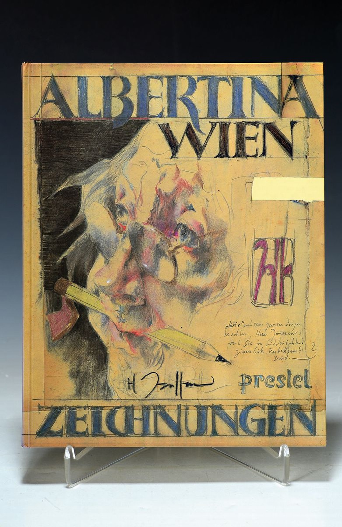 Detail a: Konvolut Literatur: Horst Janssen (1929-1995) , Wieland Schmied: Horst Janssen.Ballhaus Jahnke, FFM 1969; Walter Koschatzky: Horst Janssen. ...