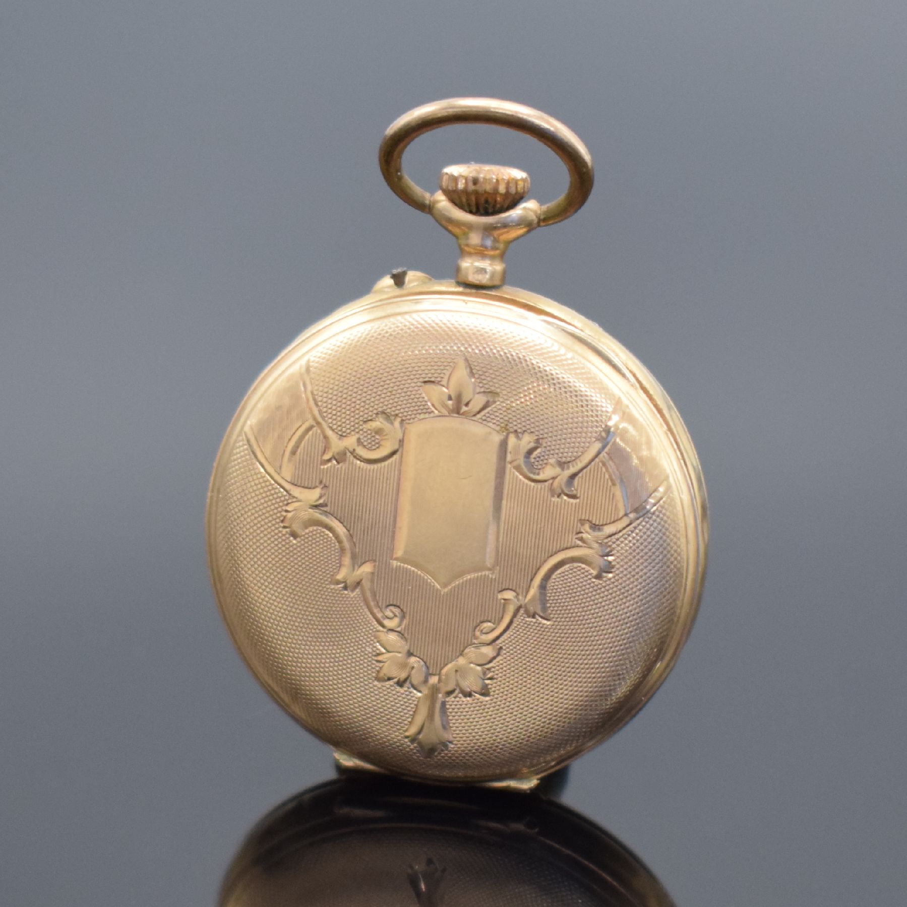 Detail e: Damenarmbanduhr & Damentaschenuhr in GG & RG 585/000, Schweiz um 1960 / 1890, Handaufzug, 1.) Armbanduhr m. Milanaiseband, rotverg. Werk Kal. AS ...