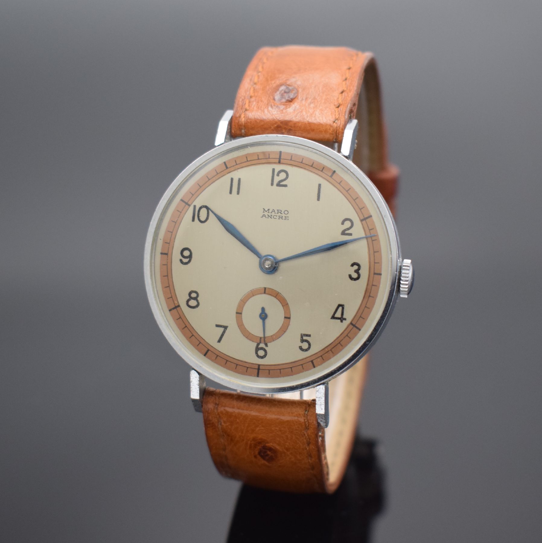 Detail a: ENICAR/CYMA/MARO Konvolut 3 Armbanduhren, Schweiz um 1940-1950, Alle Handaufzug, 1. ENICAR Sport, verschr. Stahlgeh., pat. Zifferbl., ...