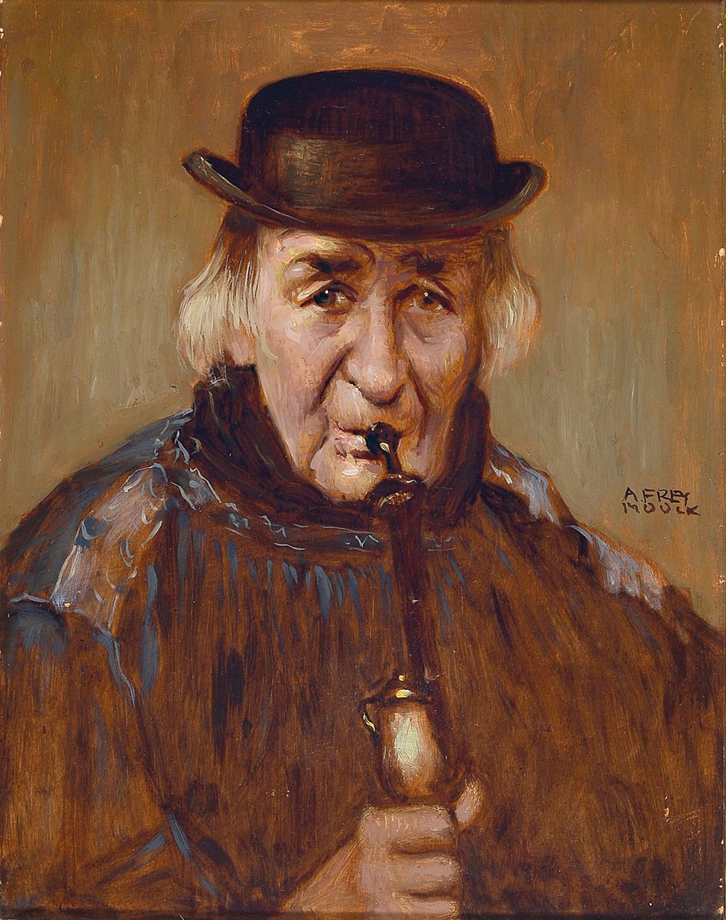 Adolf Frey-Moock, 1881 Jona/St.Gallen - 1954 Steinbrunn/Thurgau, Lehre zum sakralen Freskomaler, Studium an der Akademie München, Assistent von ...