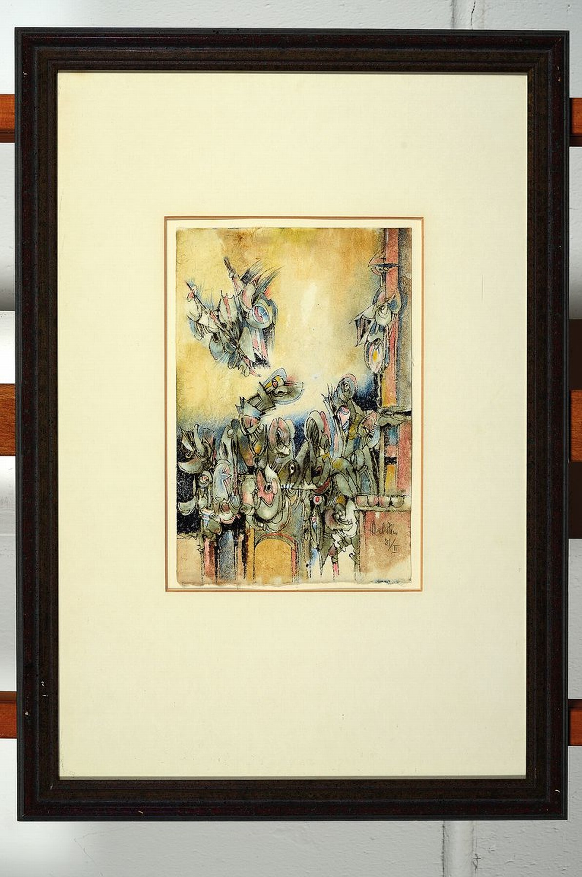 Detail m: Hans Dahlem, 1928 Blieskastel - 2006 Saarbrücken, Studium an der Schule für Kunstu. Handwerk Saarbrücken, Stipendien der Academie de la Grande ...
