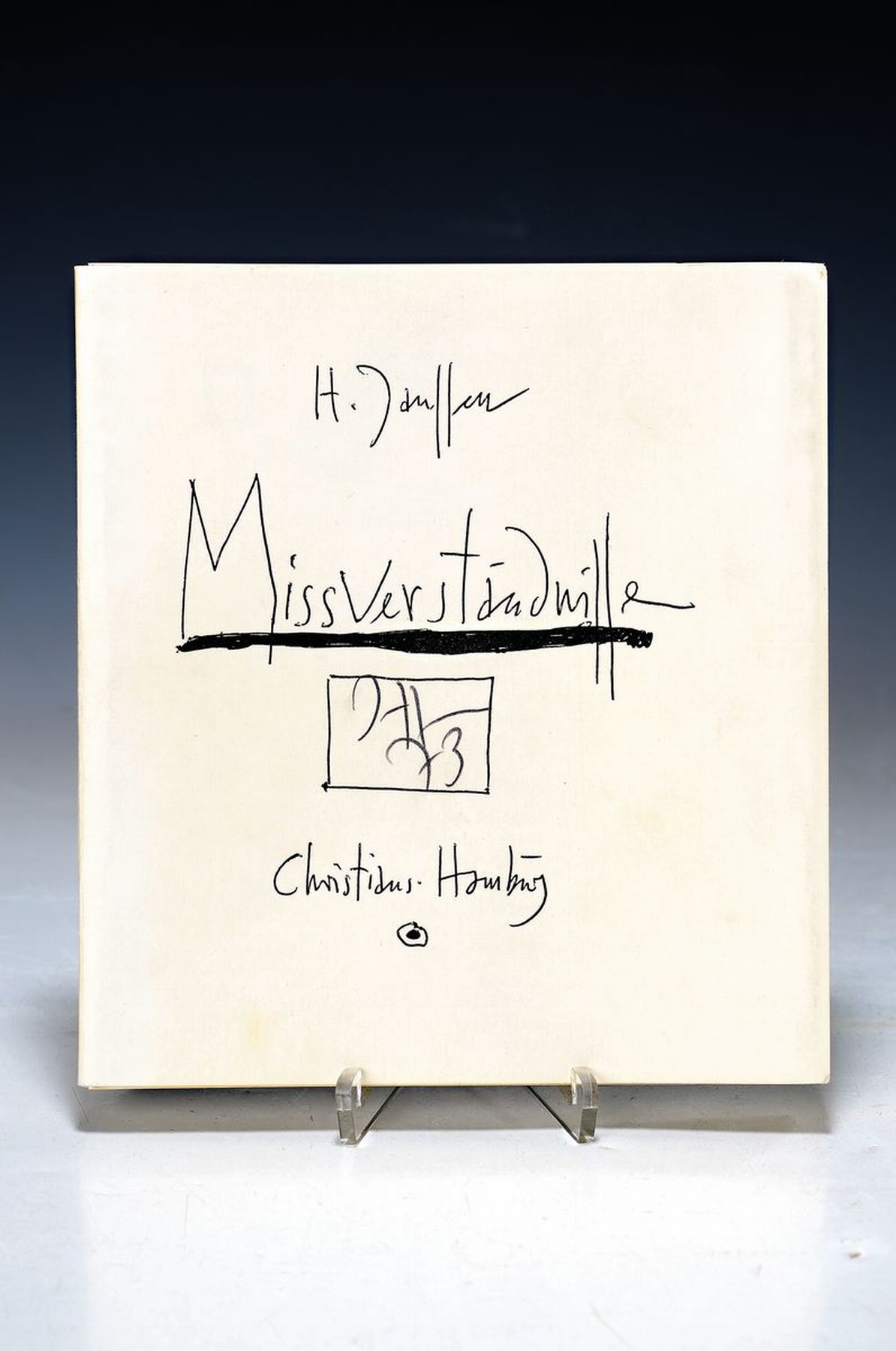 Horst Janssen (1929-1995): Missverständnisse, Hamburg 1973, Hans Christians Verlag, Leporello mit 24 Farboffsetdrucken auf Faltblättern, ...