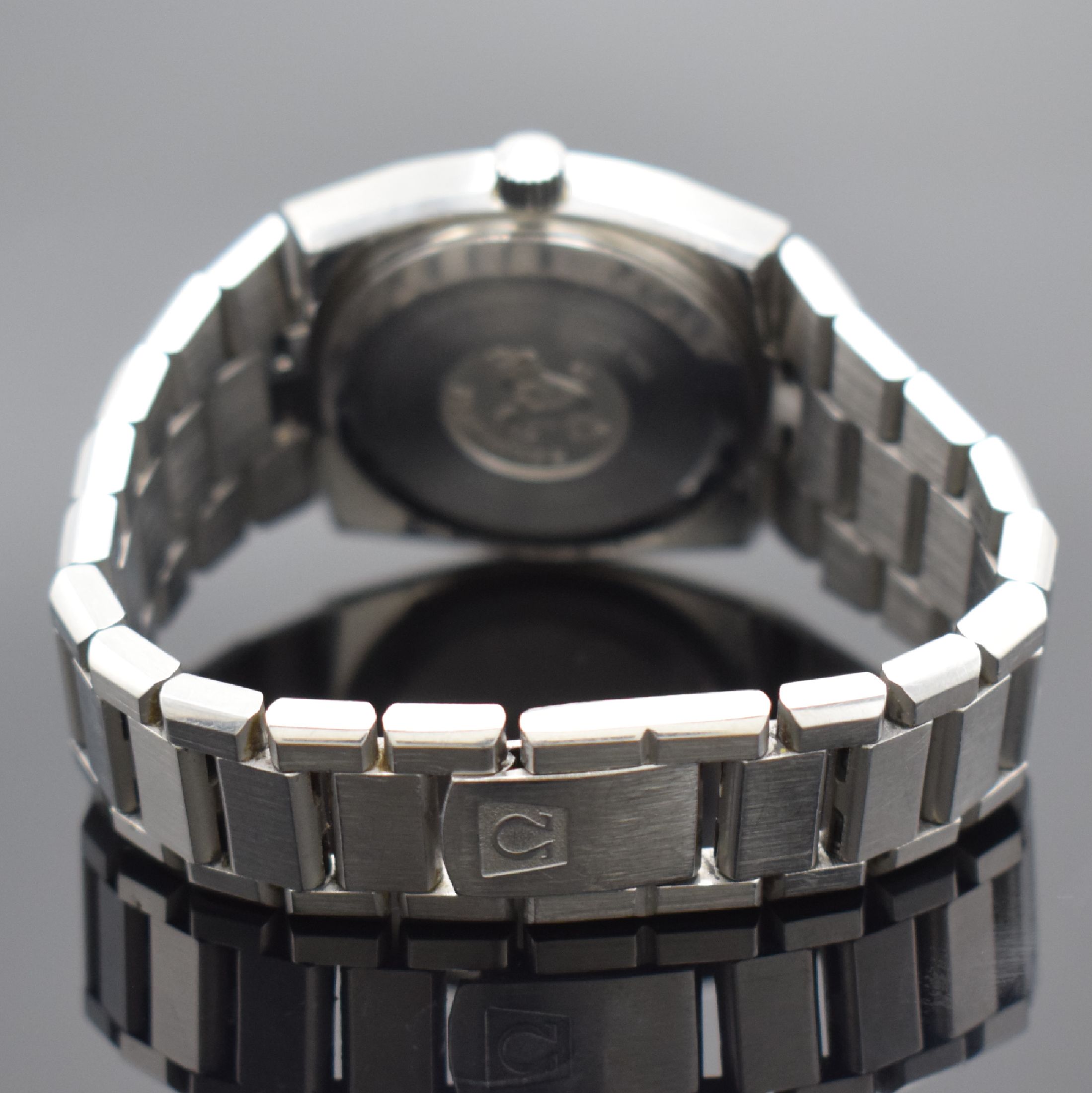 Detail c: OMEGA Seamaster Cosmic Herrenarmbanduhr in Stahl, Schweiz um 1971, Automatik, Ref. 366 0838, verschr. Boden m. Seamaster-Logo, orig. Gliederband, ...