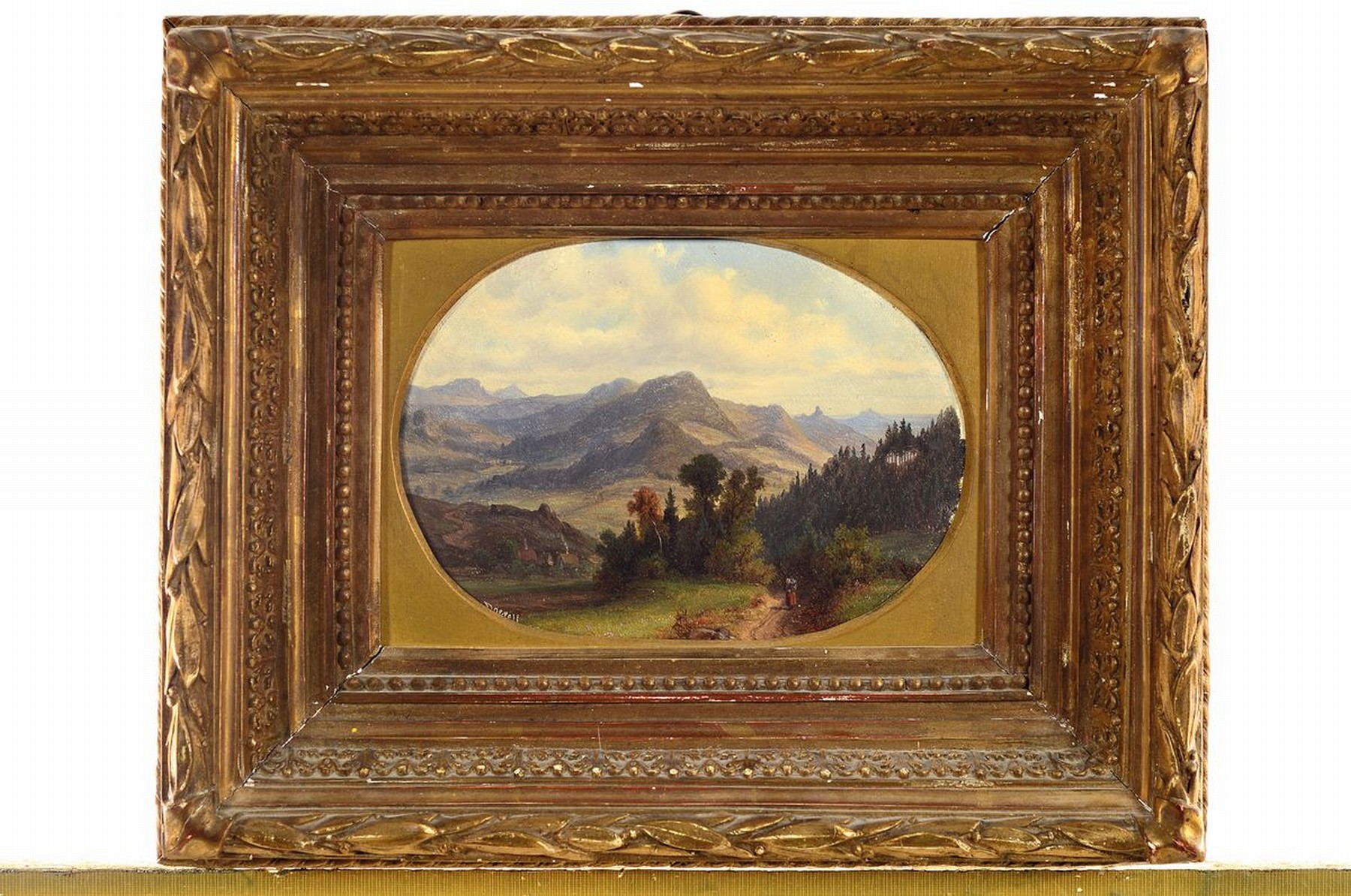 Detail k: Ernst Gustav Doerell, 1832 Freiberg - 1877 Aussig, Lehre zum Zimmer- u.Dekorationsmaler, begonnenes Studium an der Akademie Prag , hier: ...