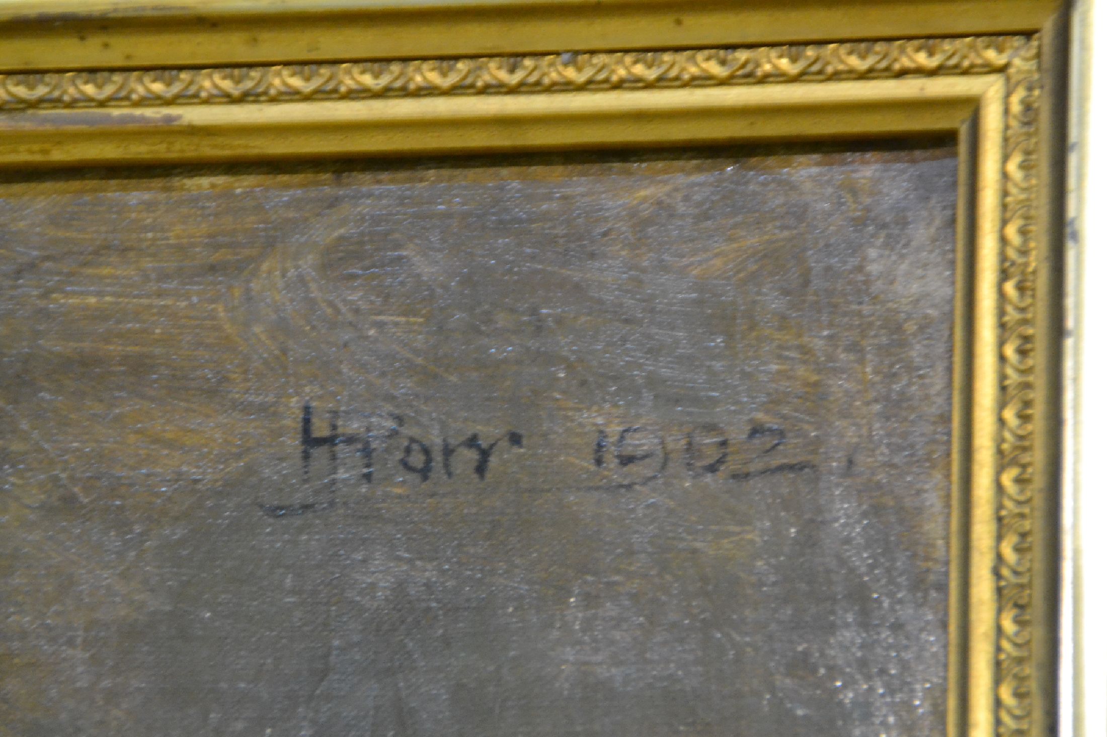 Detail g: Heinrich Pforr, 1880 Laudenbach - 1970 Hann. Münden, Stipendium an der Kunstgewerbeschule Karlsruhe anschließendes Studium an der Akademie ...