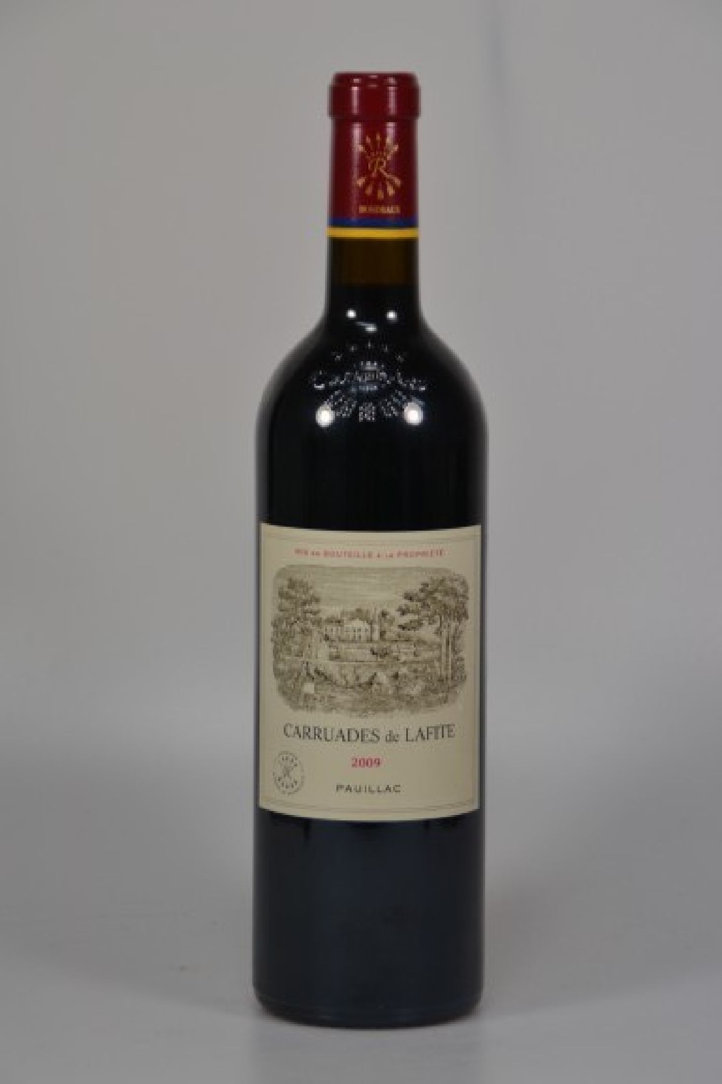 1 Flasche 2009 Carruades de Lafite, Pauillac, ca. 750ml, into neck, sehr guter Erhaltungszustand, unverkostet